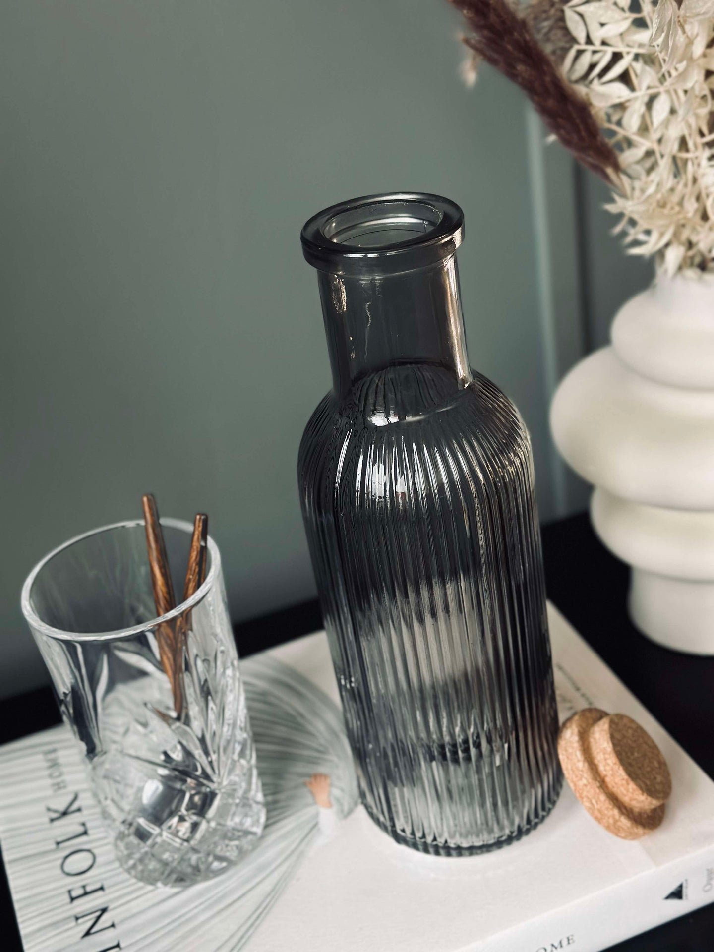 Vattenflaska med korkpropp – Stone 1 l.