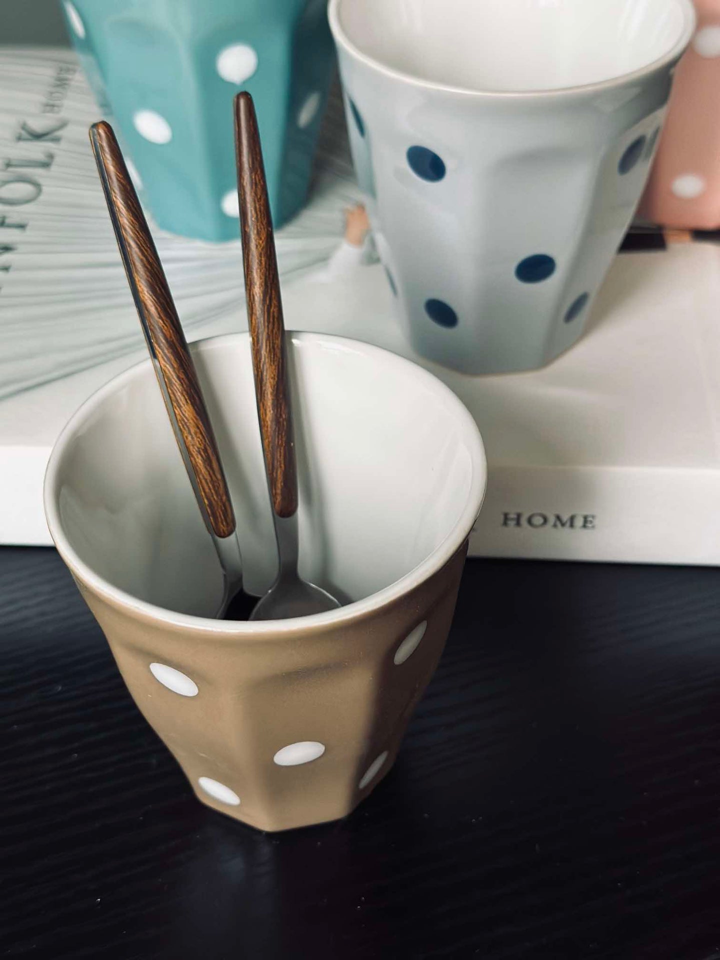 Kopp Prickar 250 ml - Färgblandning