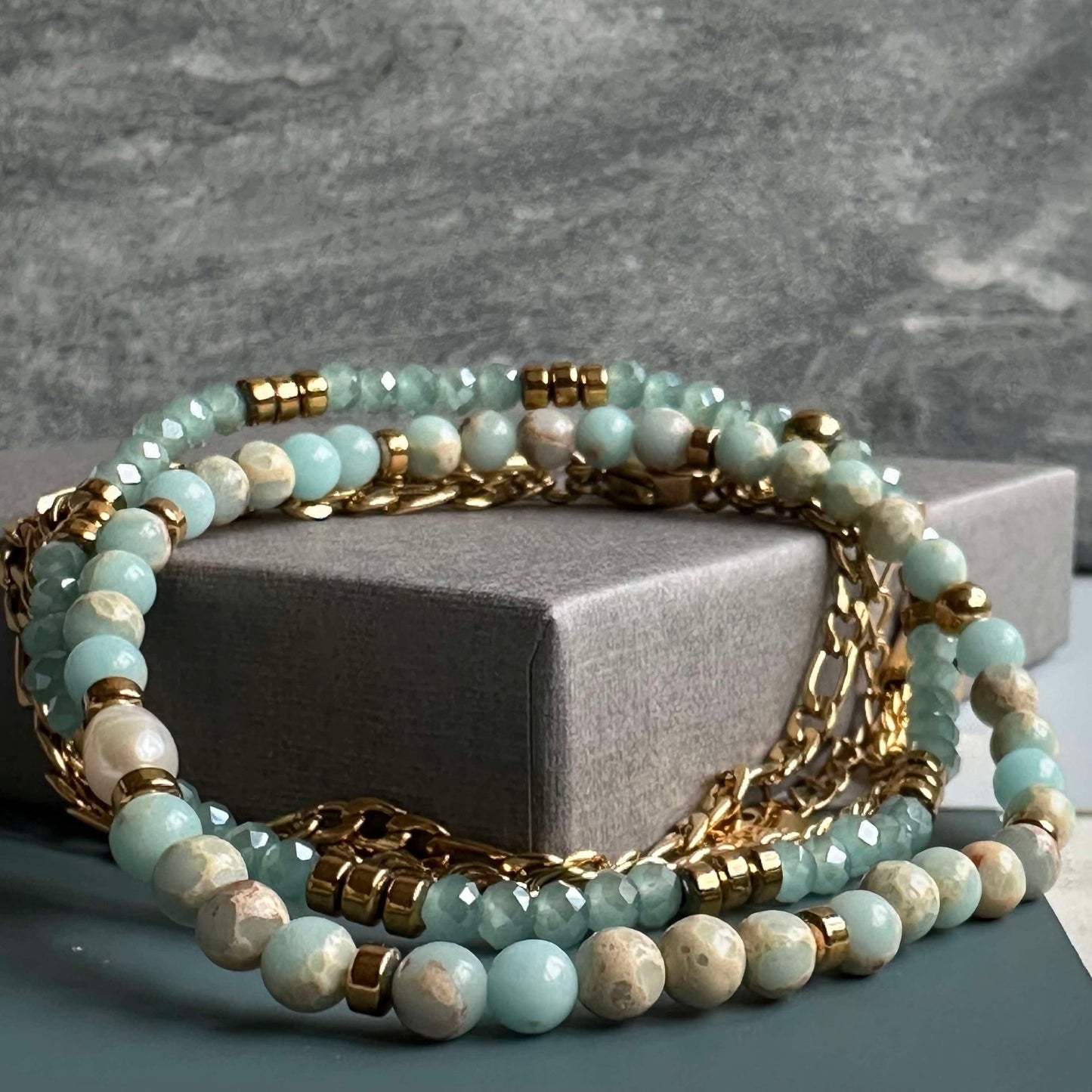 Armband Erika - Set med 4 armband