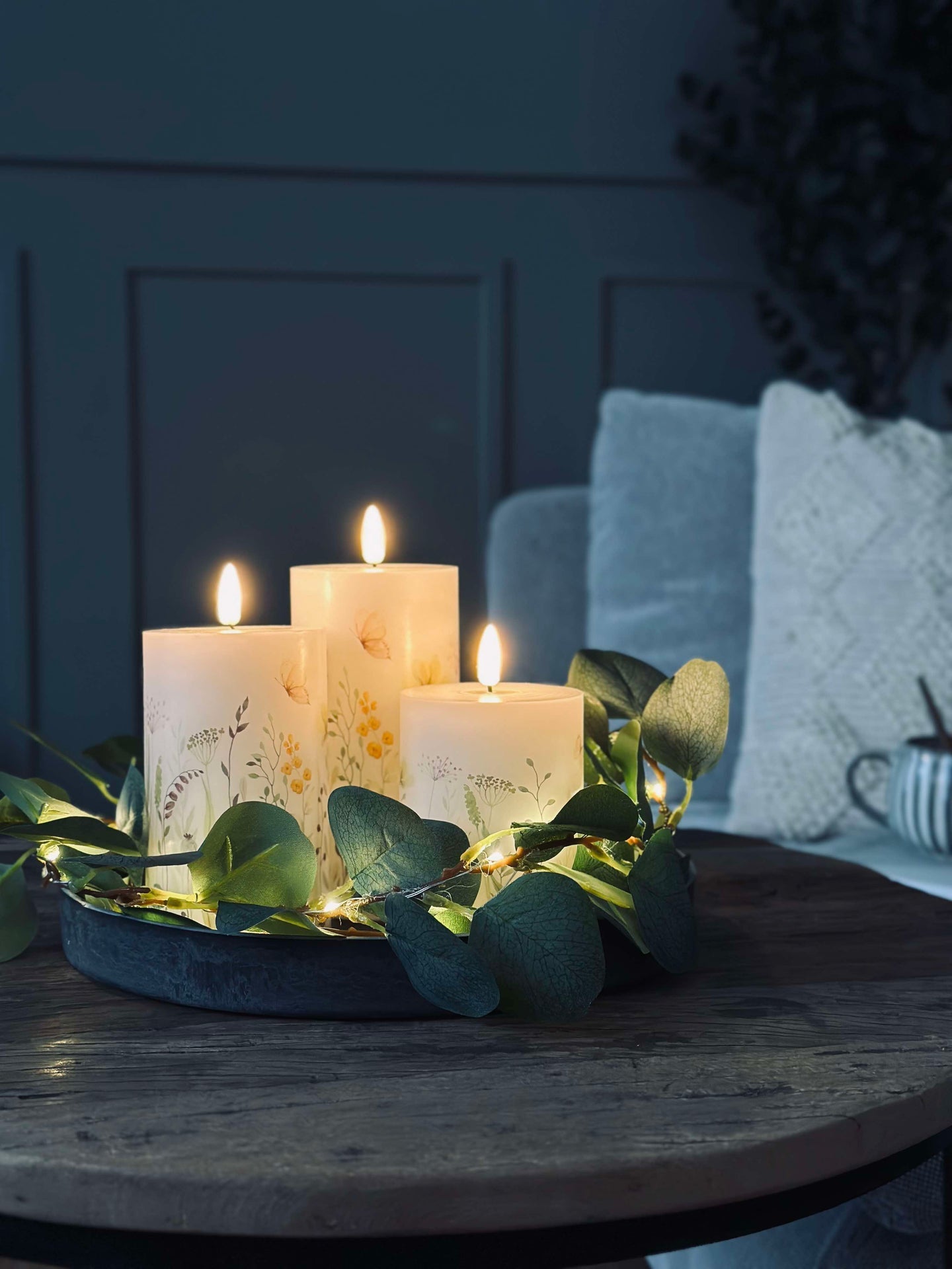 LED WILD FLORA – Set med 3 st och fjärrkontroll