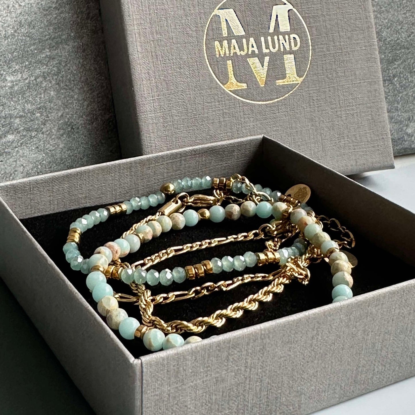 Armband Erika - Set med 4 armband