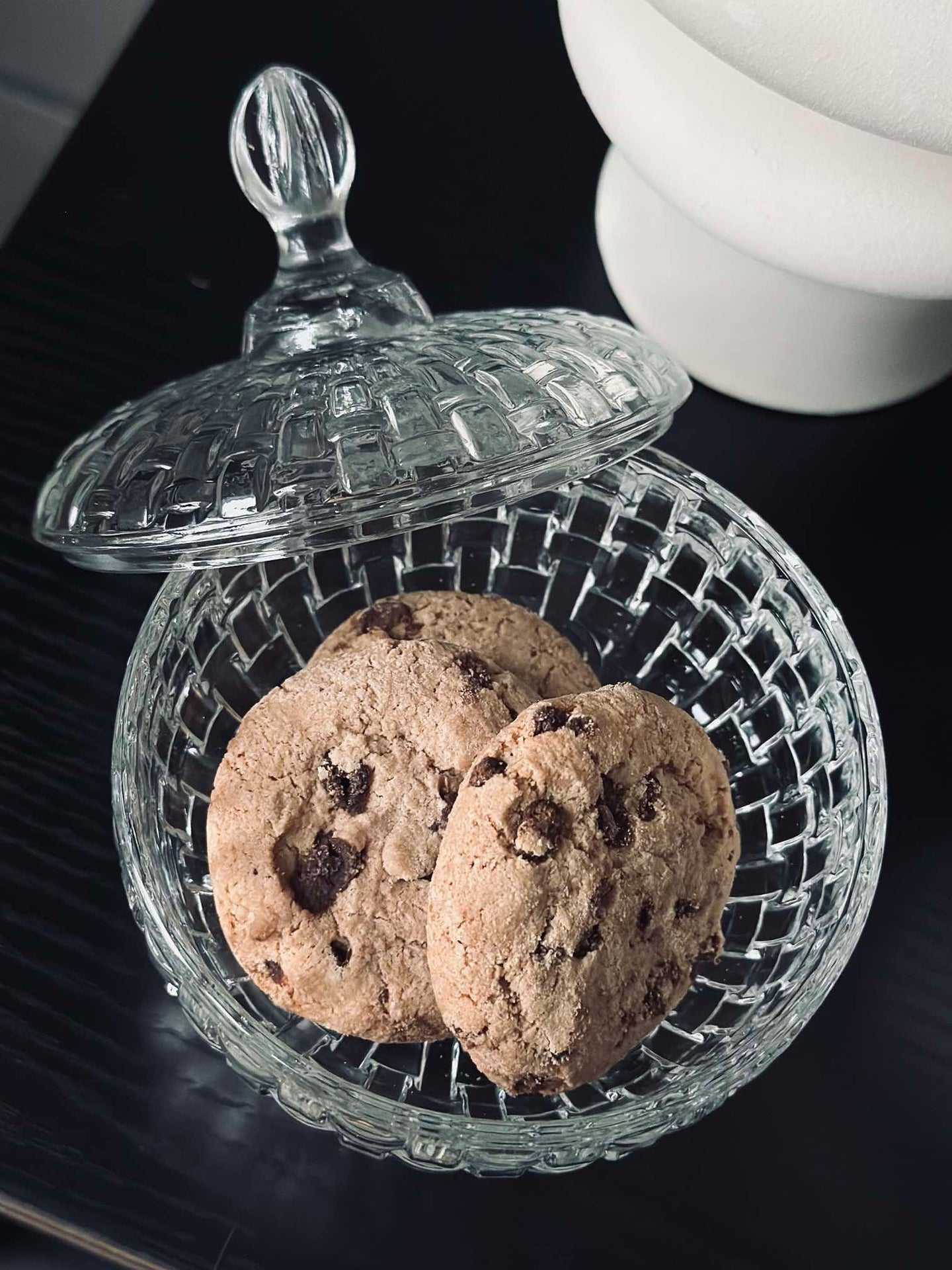 Glasburk med lock 200ml