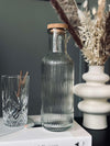 Vattenflaska med korkpropp – Clear 1 ltr.