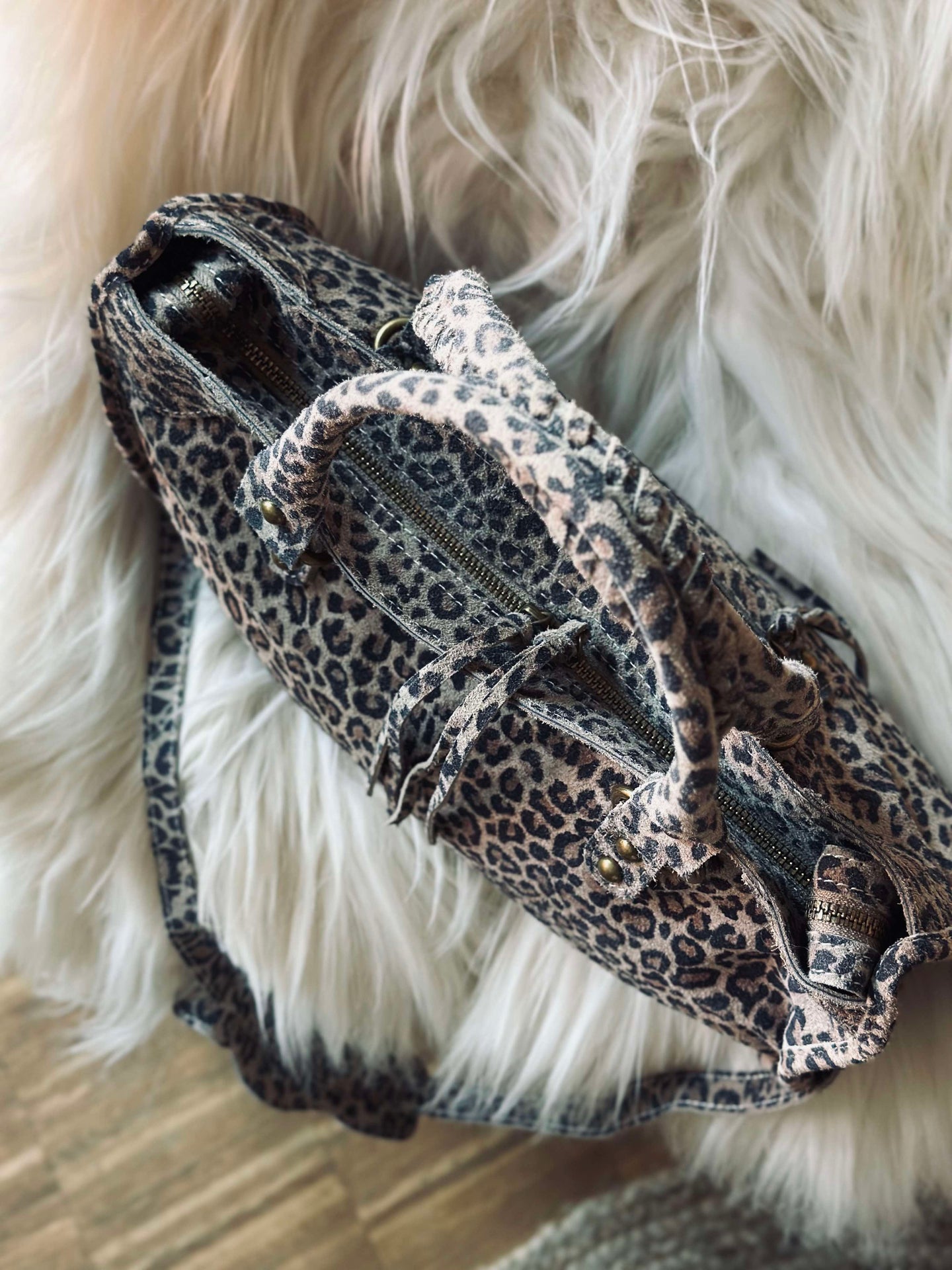 Axelväska Leopard