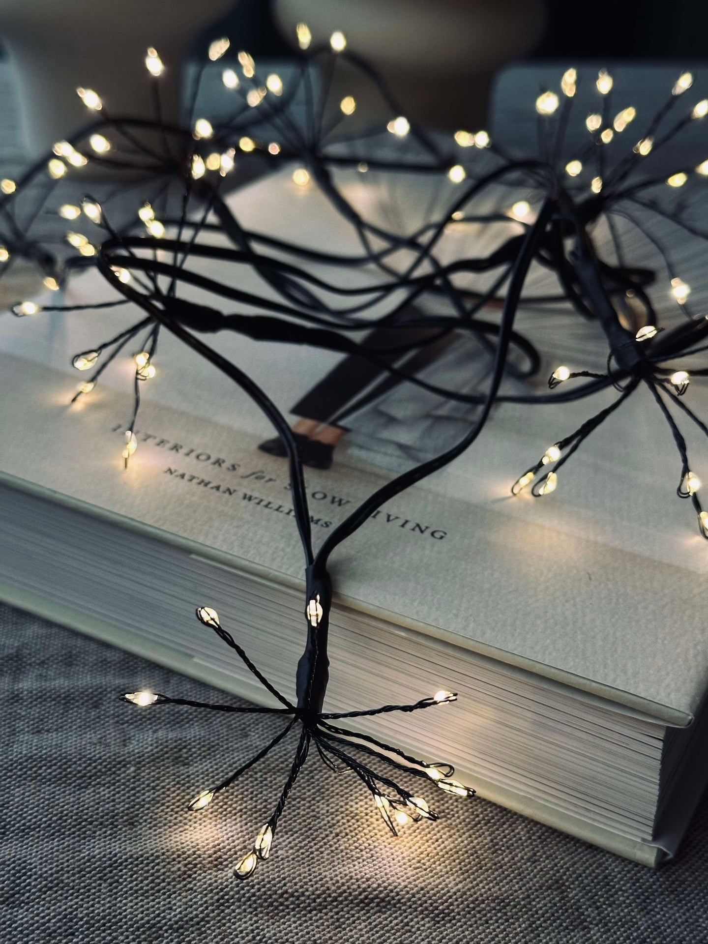 Solcells fyrverkeri ljusslinga