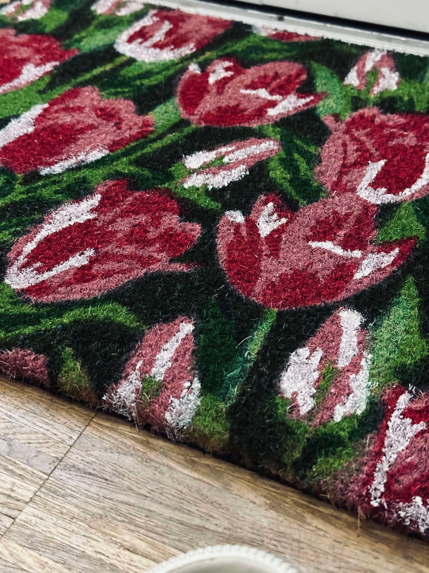 Dörrmatta - Rosa tulpan