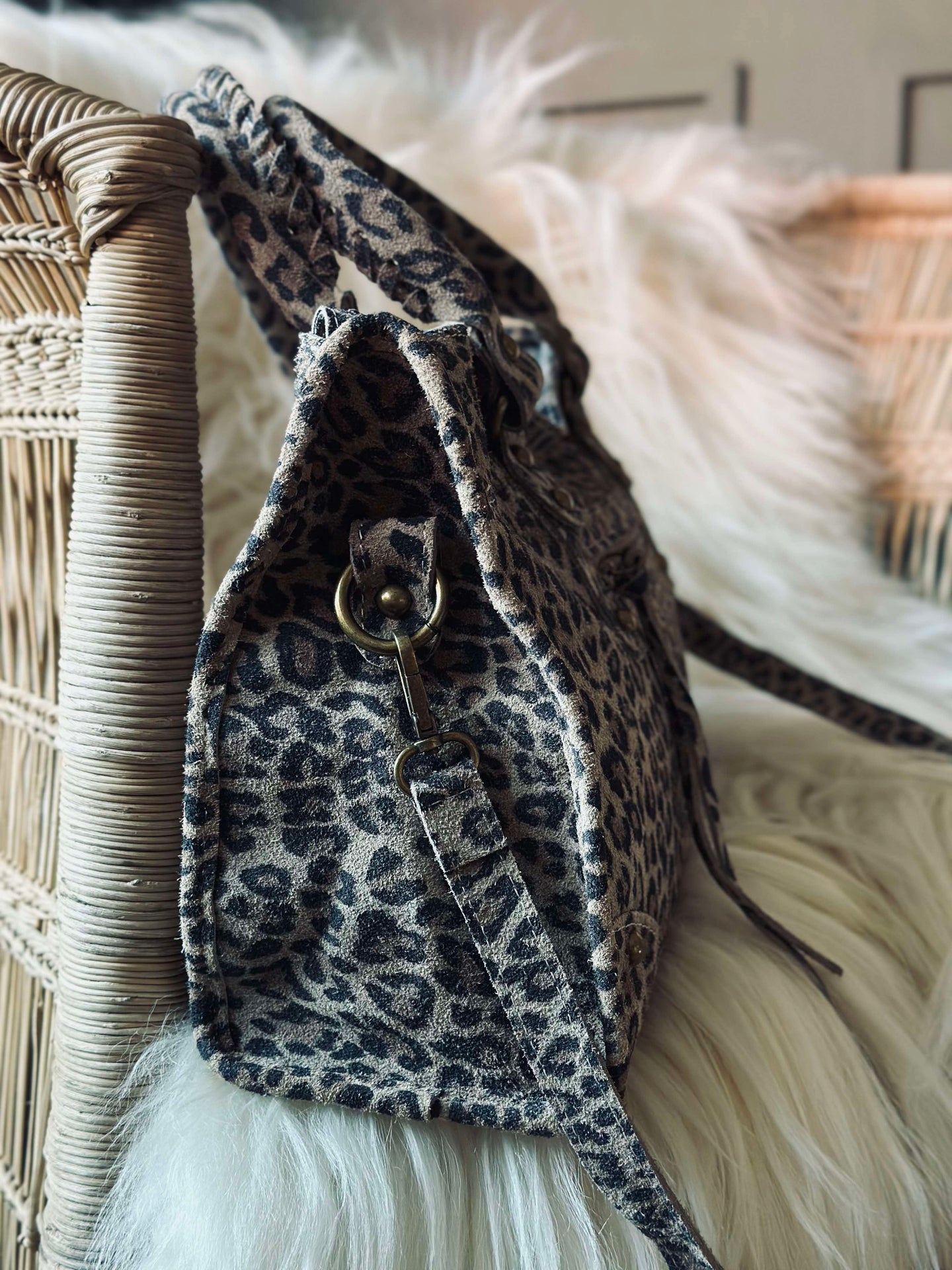 Axelväska Leopard