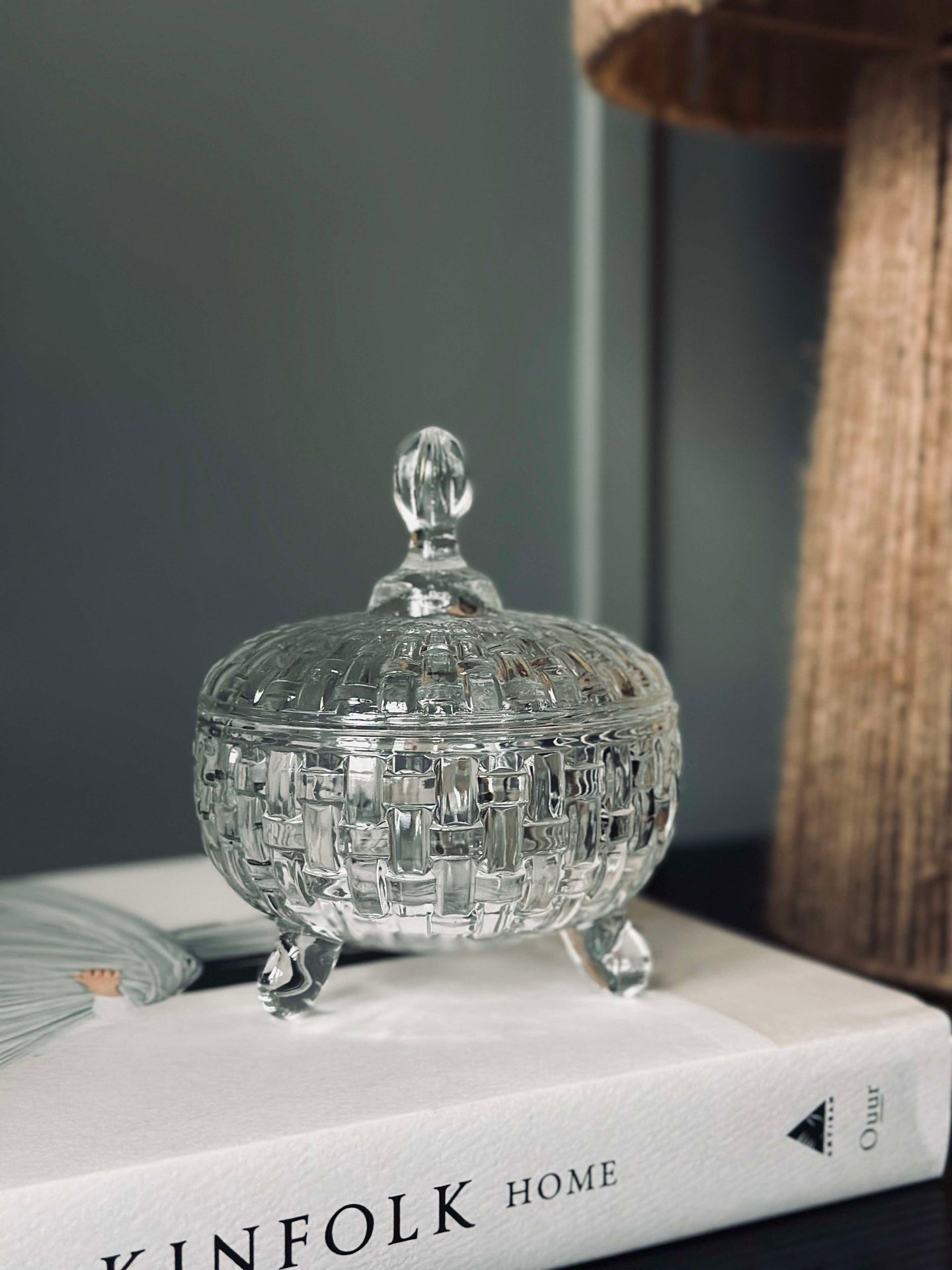 Glasburk med lock 200ml