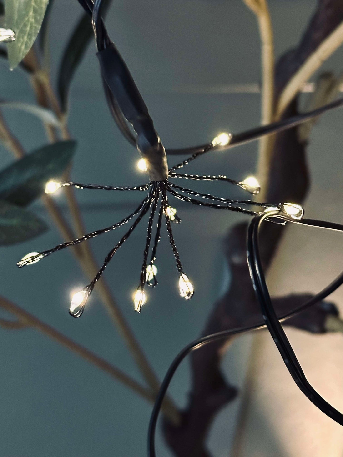 Solcells fyrverkeri ljusslinga