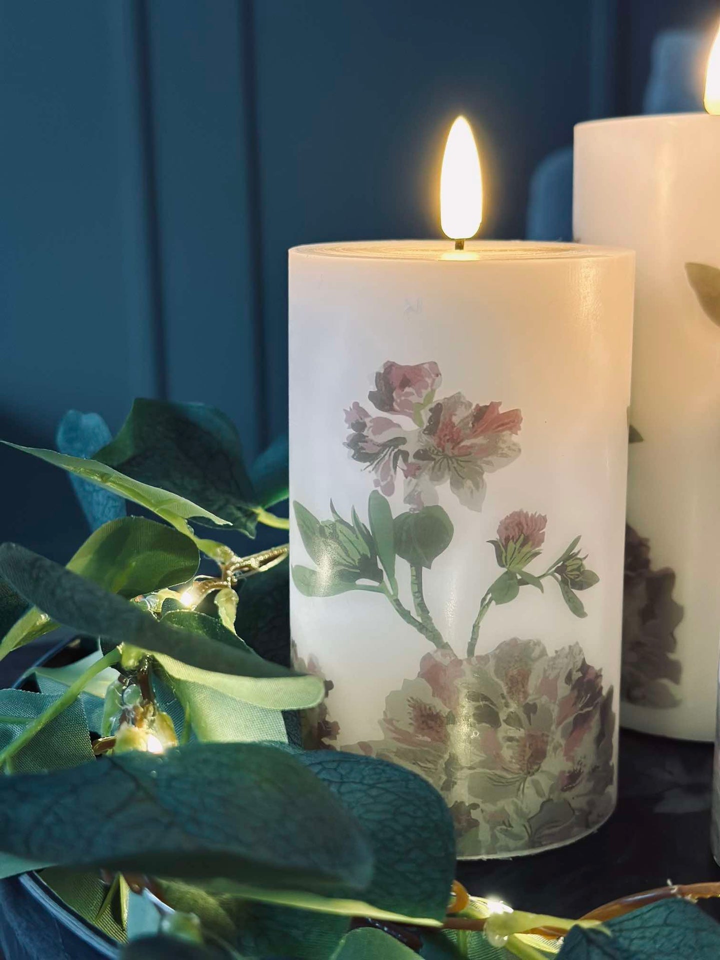 LED Hortensia – Set med 3 st och fjärrkontroll