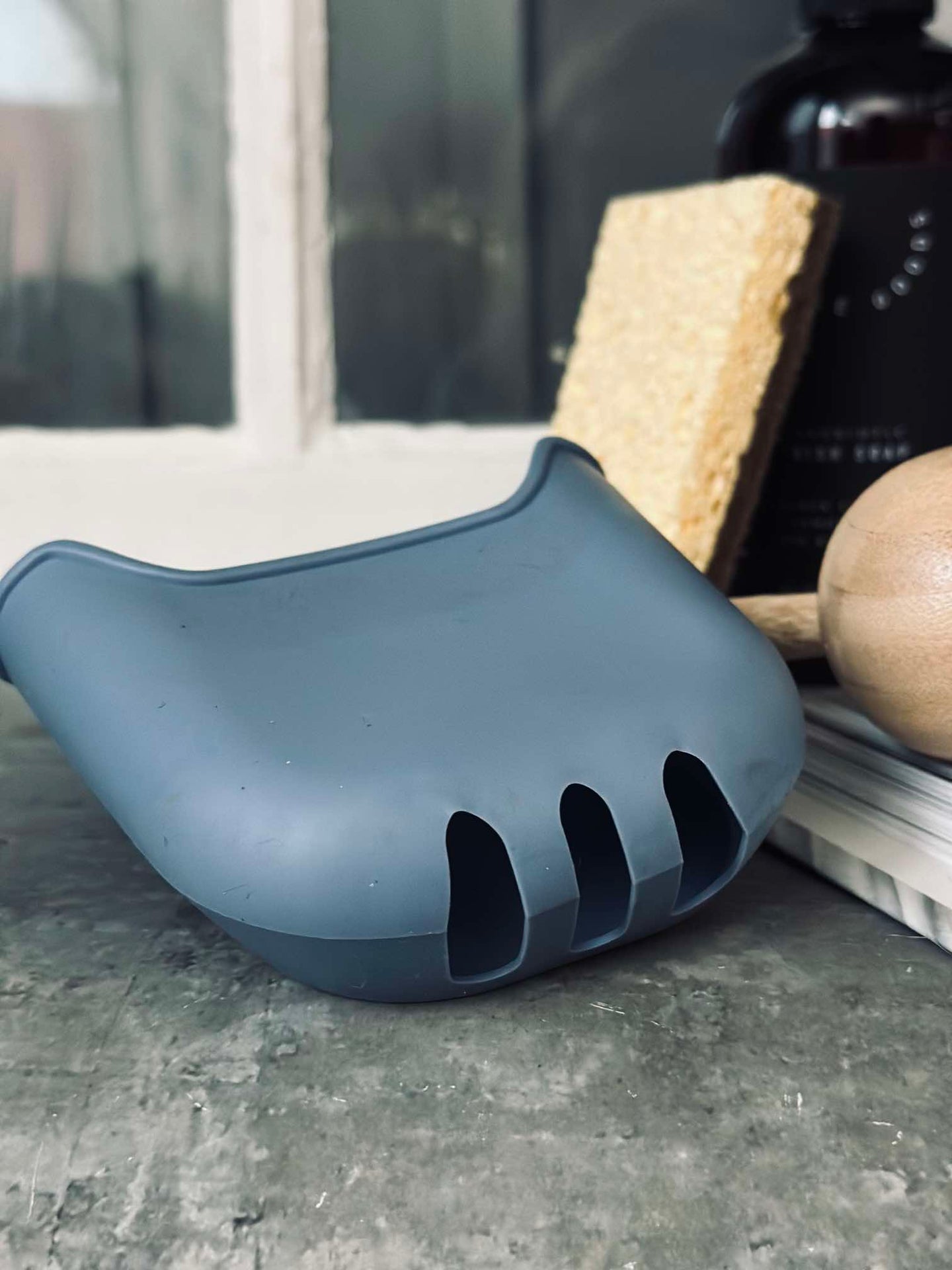 Diskbänksorganisatör - blå