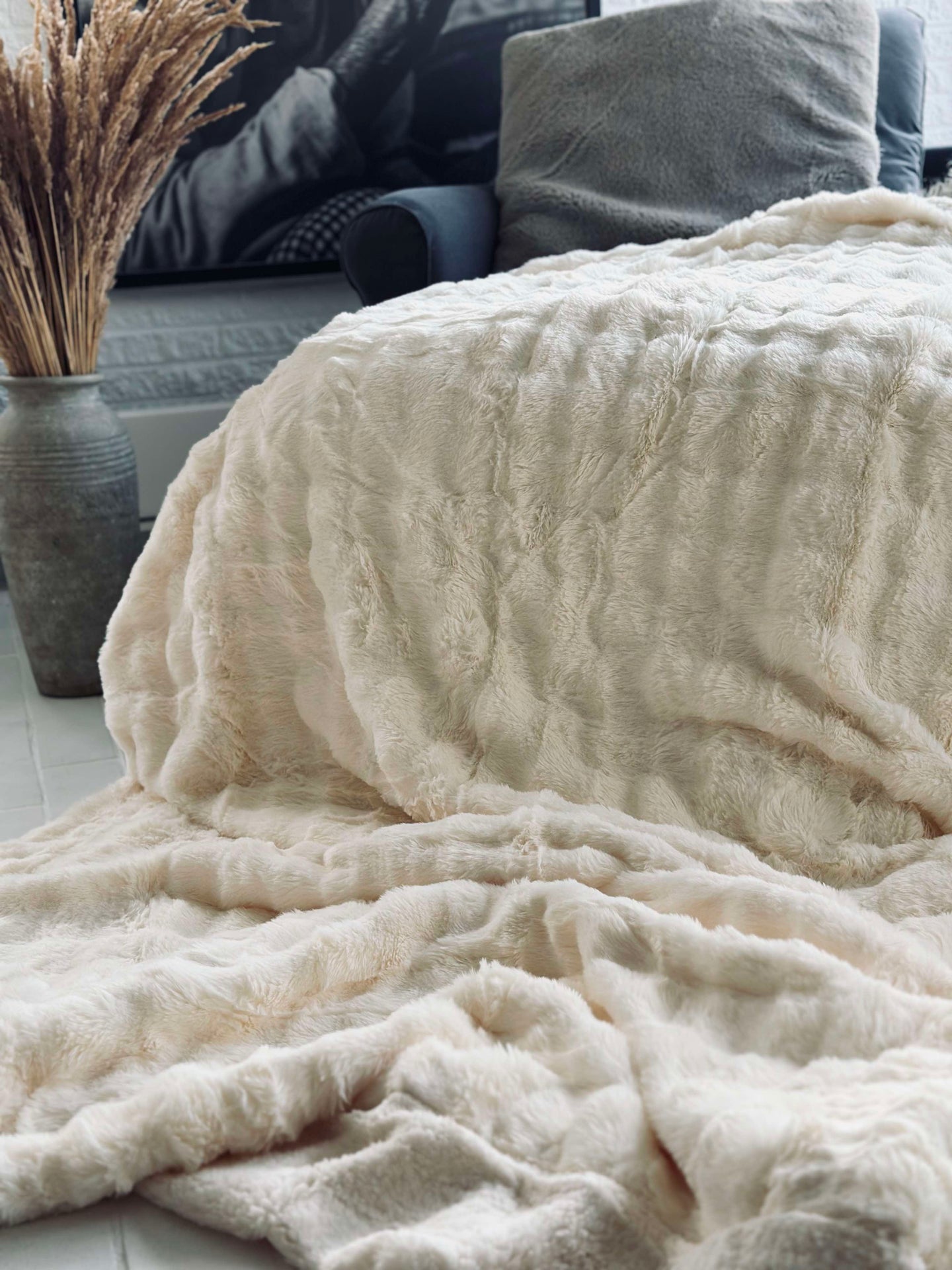 Överkast BUBBLE - Vit