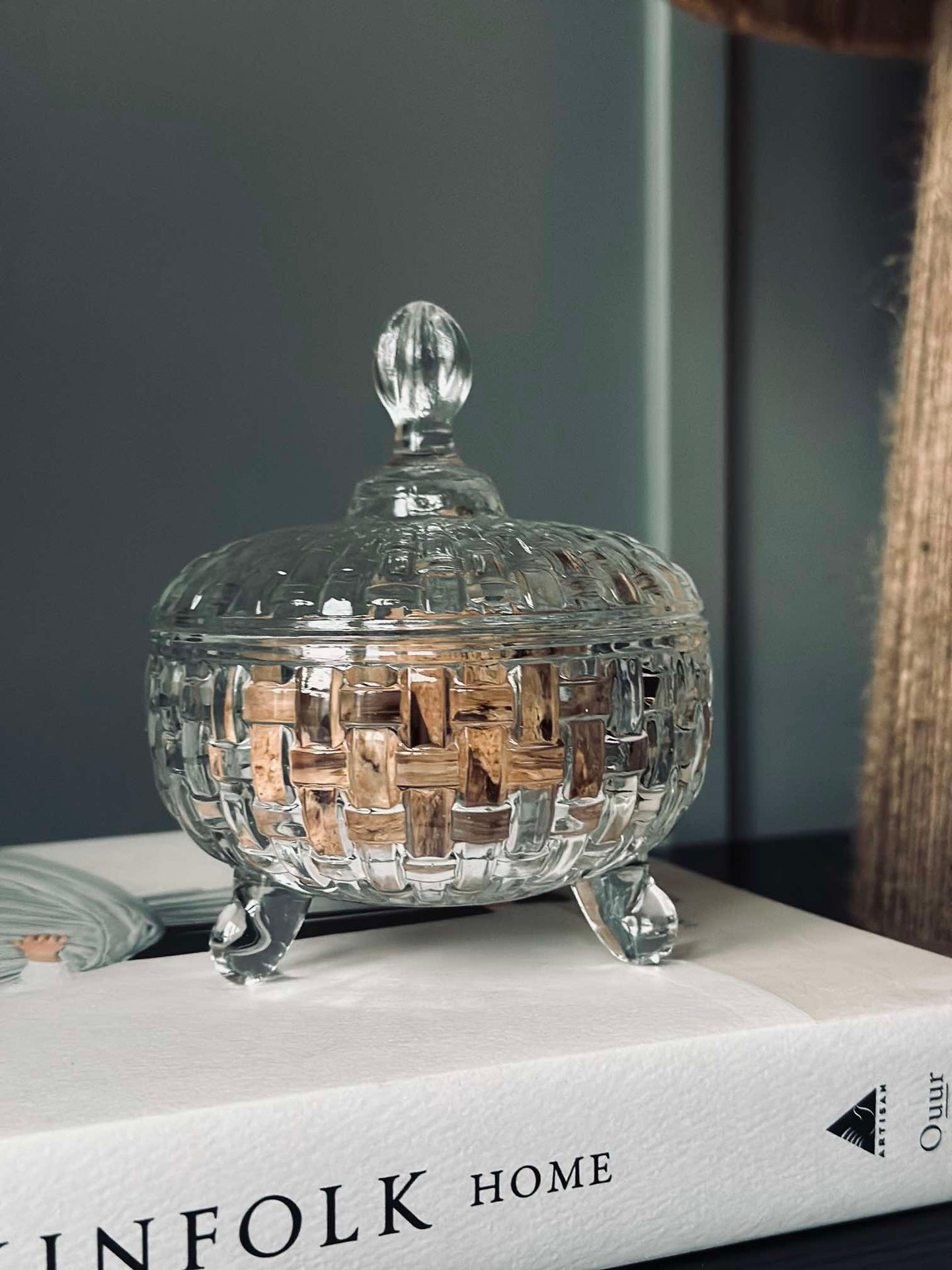 Glasburk med lock 200ml