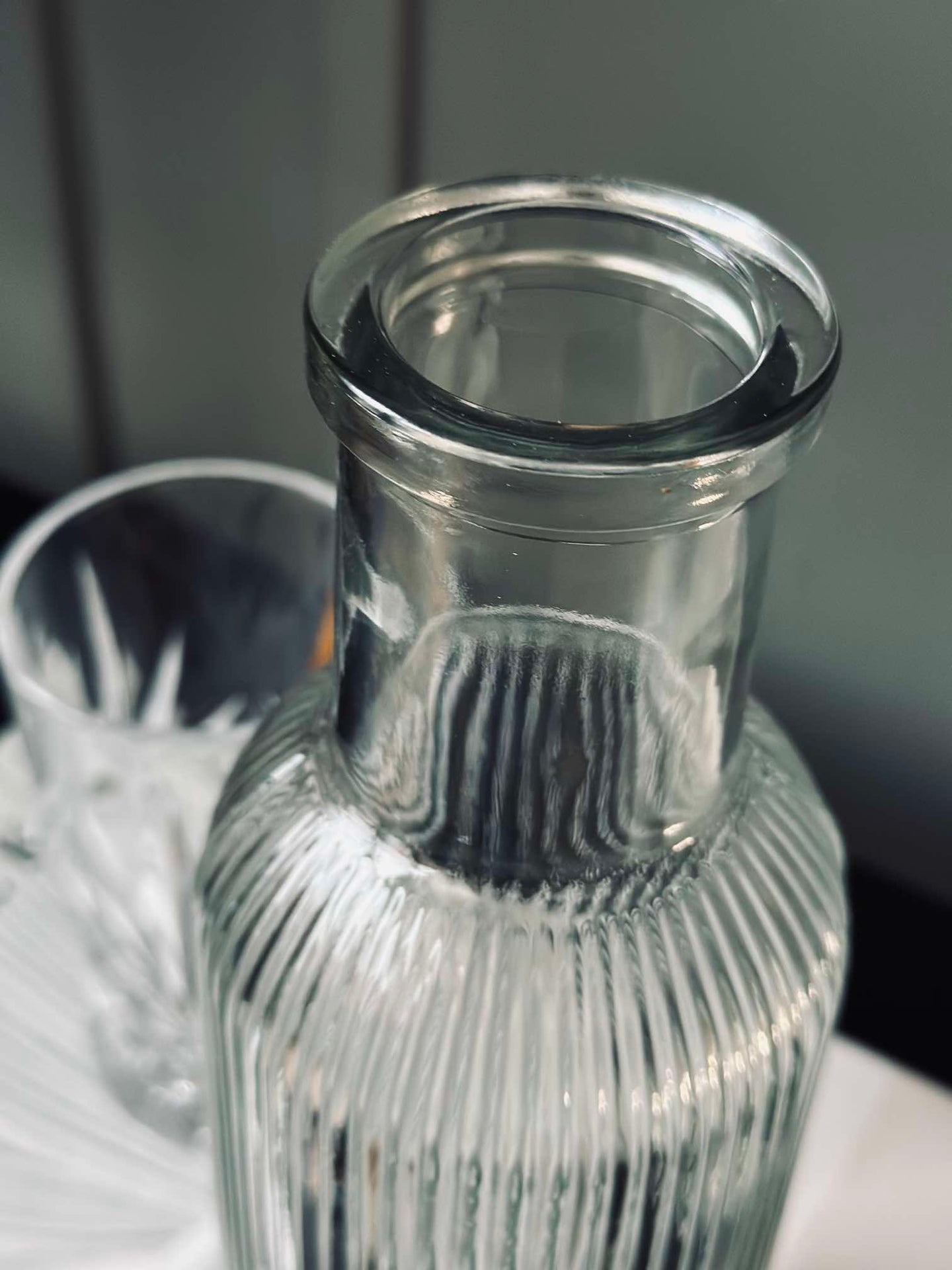 Vattenflaska med korkpropp – Clear 1 ltr.