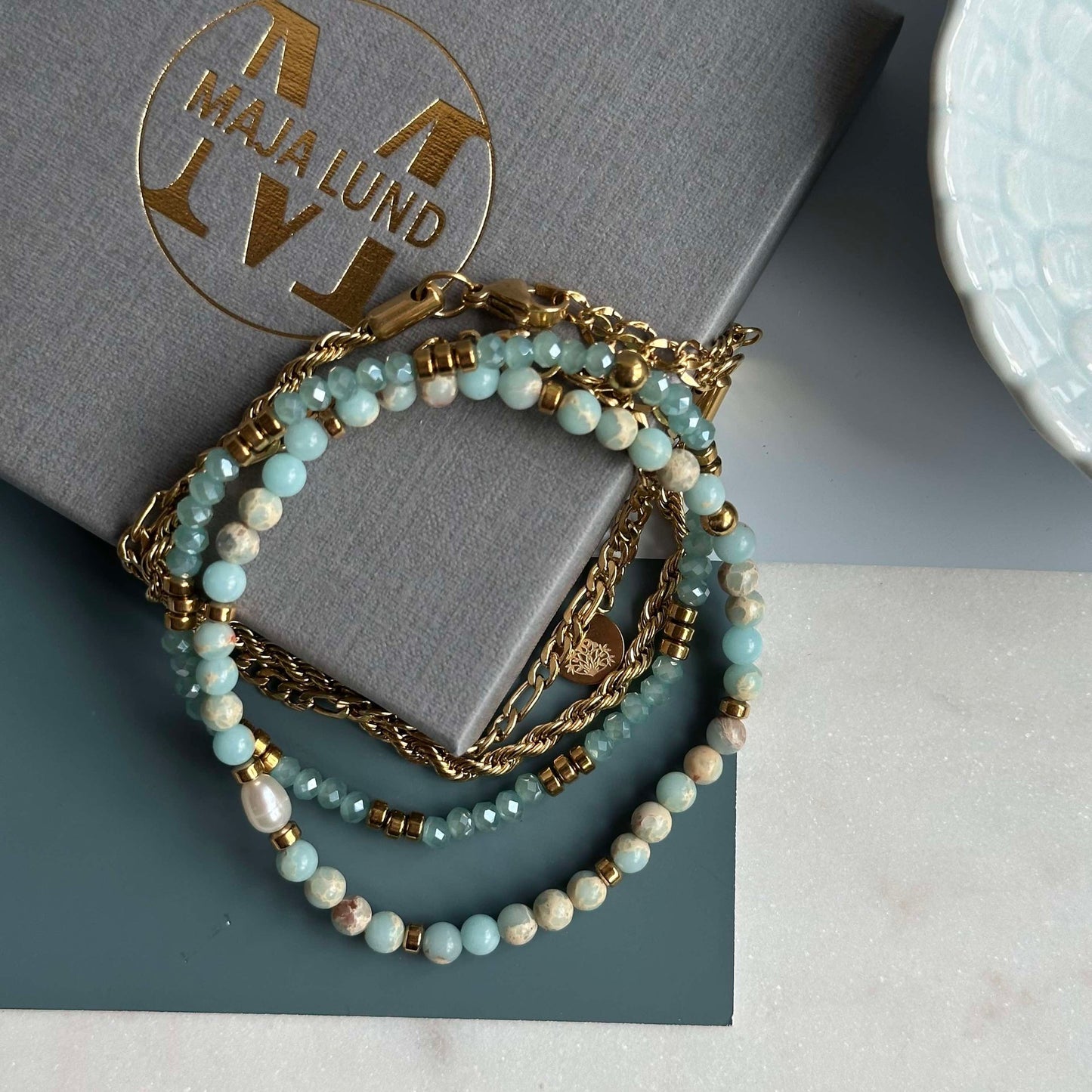 Armband Erika - Set med 4 armband