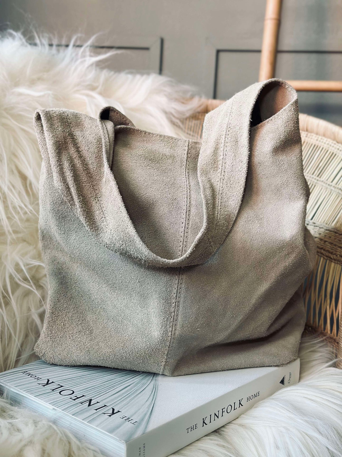 Shopper Beige Mocka