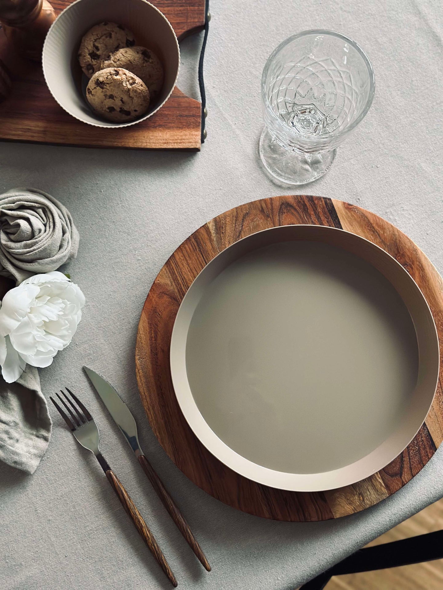 Tallrik Norma 24cm - Mocca 2 st.