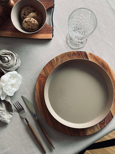 Tallrik Norma 24cm - Mocca 2 st.