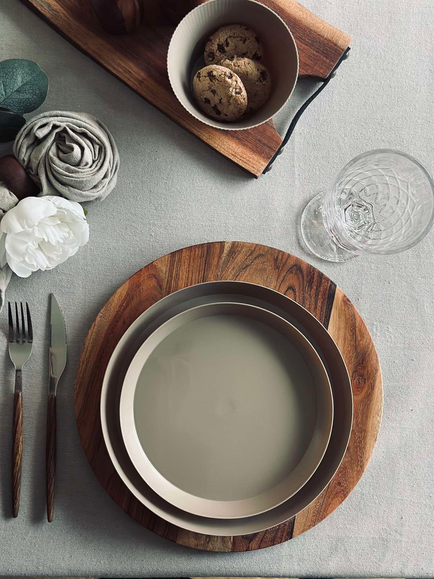 Tallrik Norma 24cm - Mocca 2 st.