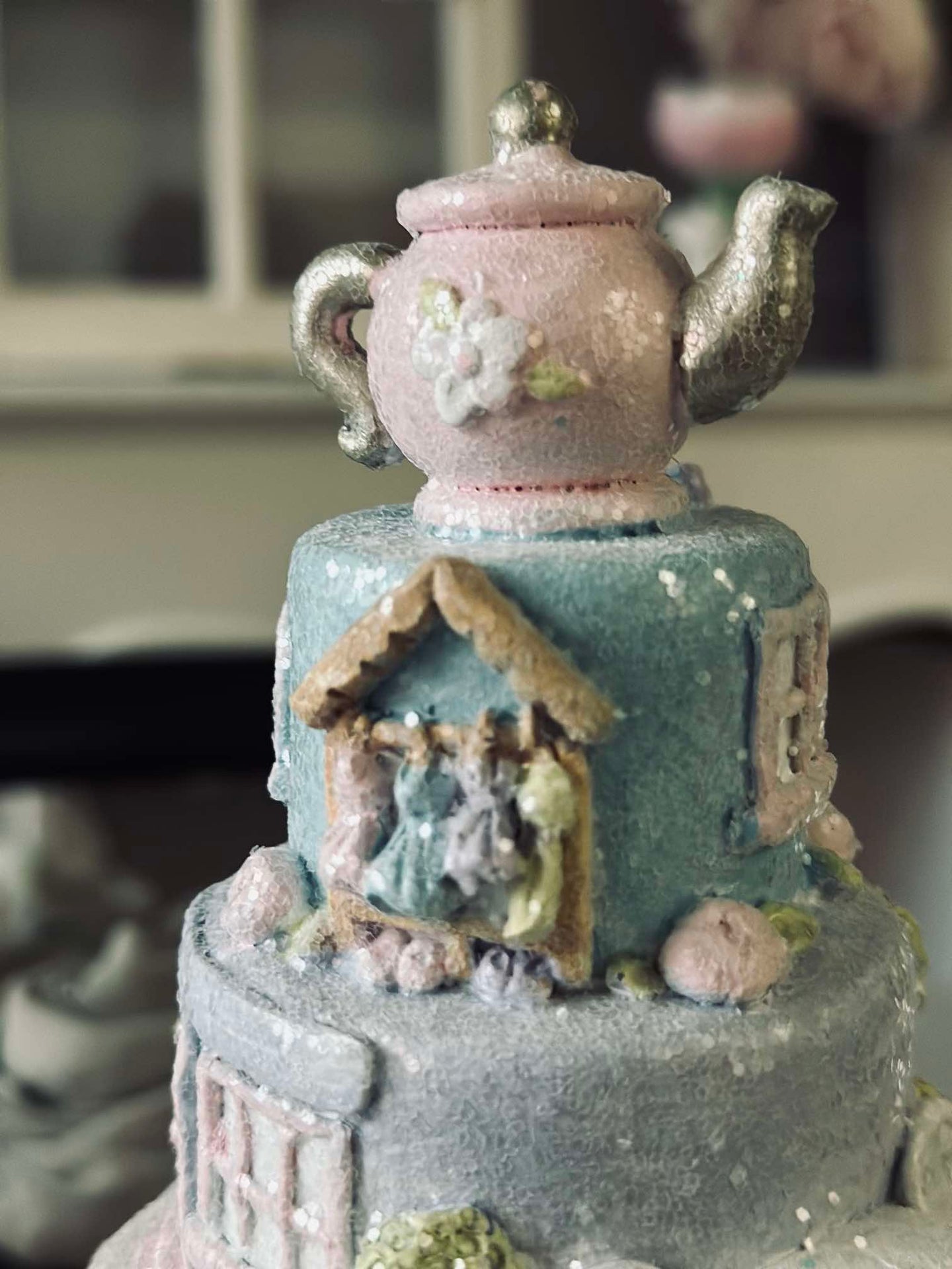 Kaka med tekopp - Bordsdekoration