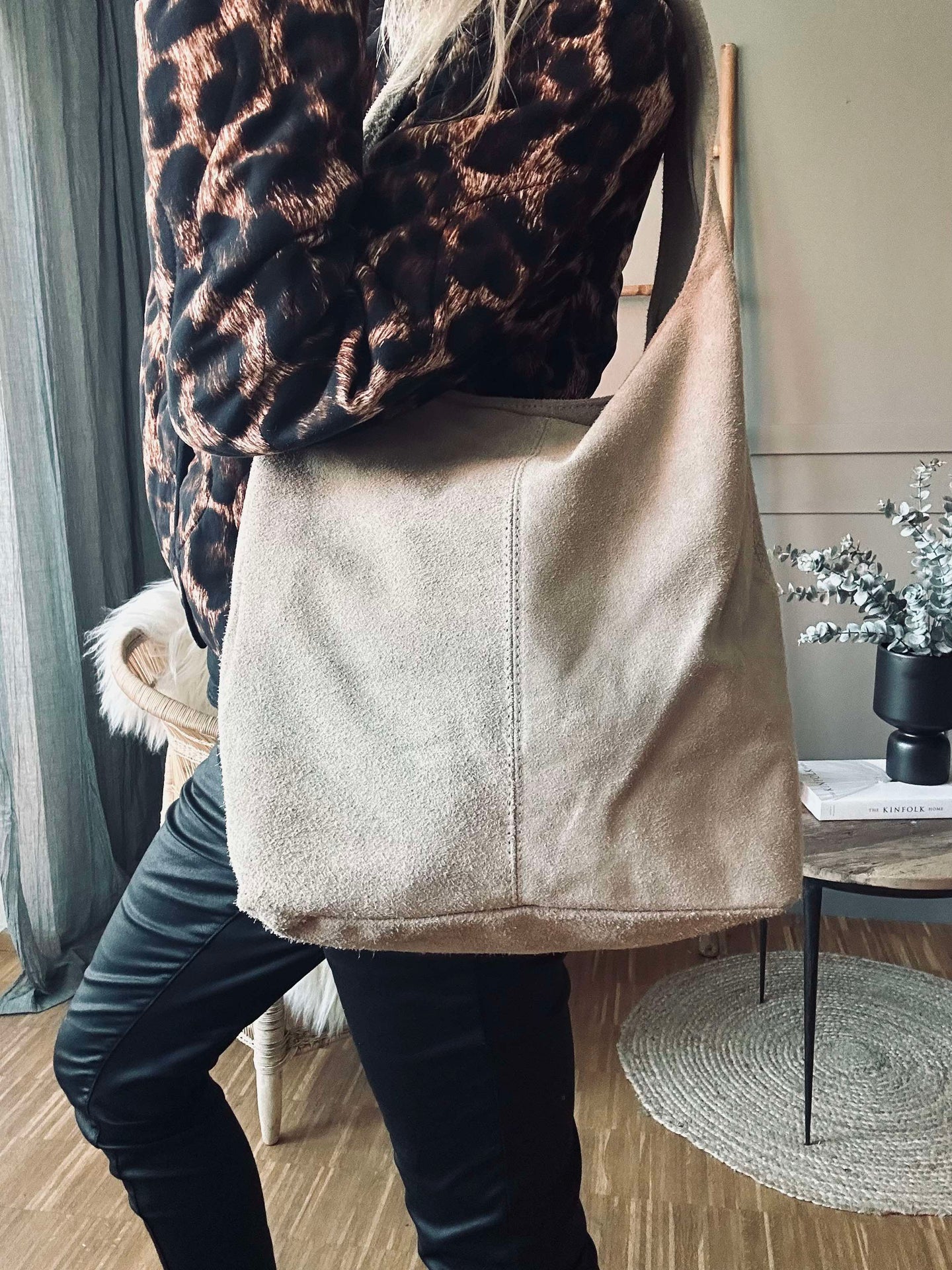 Shopper Beige Mocka