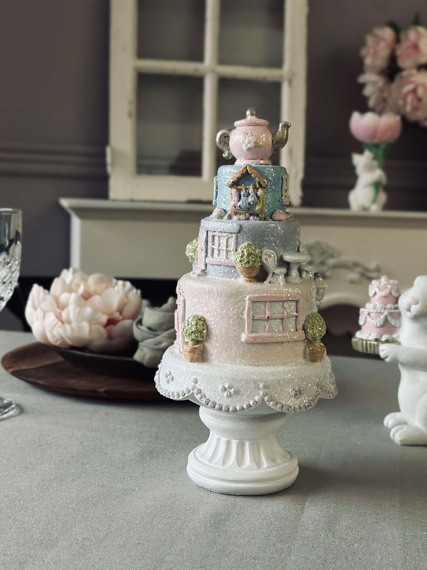 Kaka med tekopp - Bordsdekoration