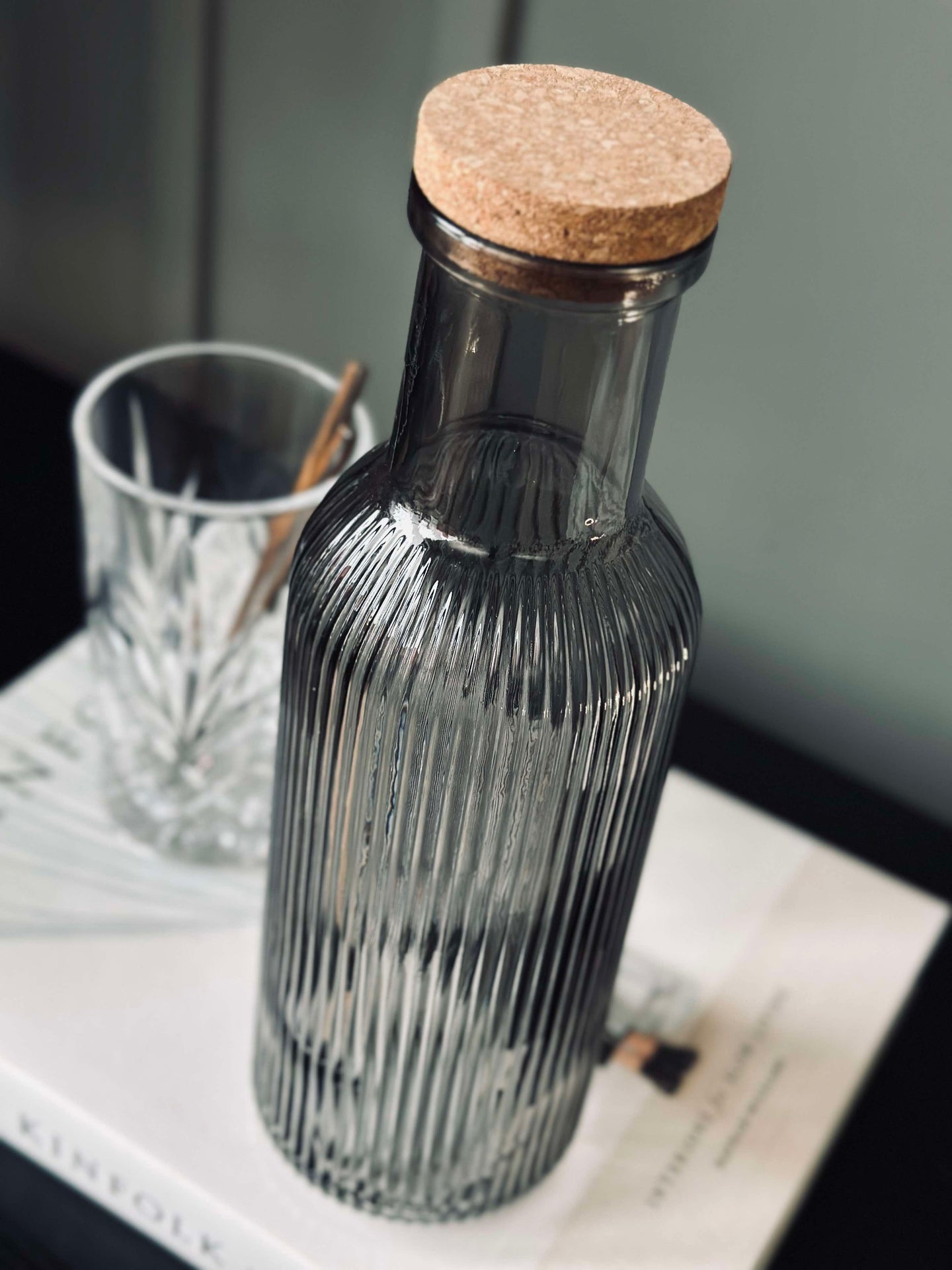Vattenflaska med korkpropp – Stone 1 l.