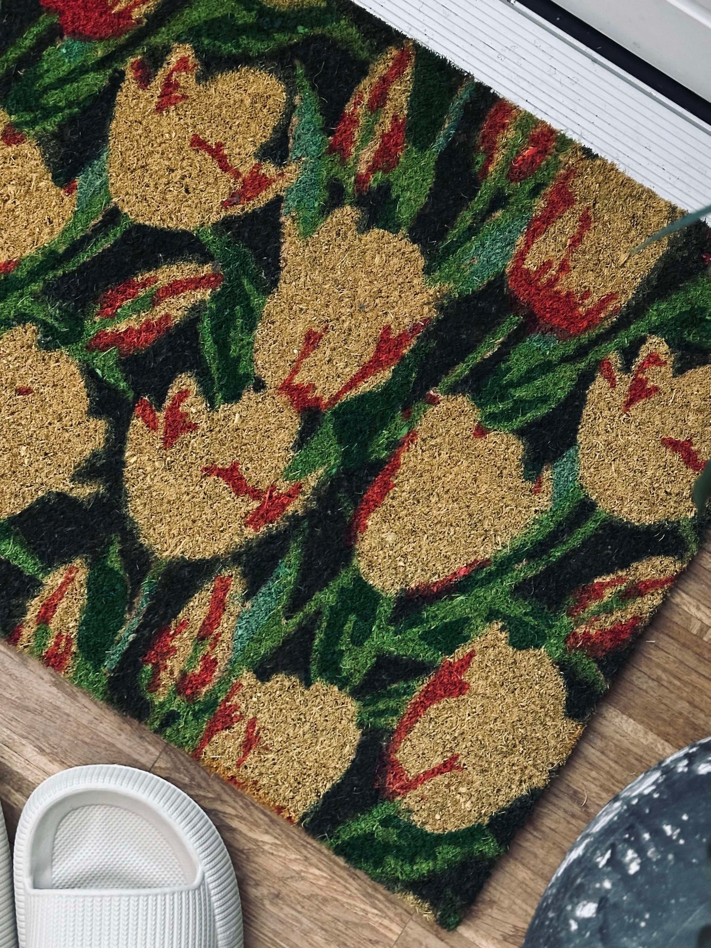 Dörrmatta - Tulpan Gul mix