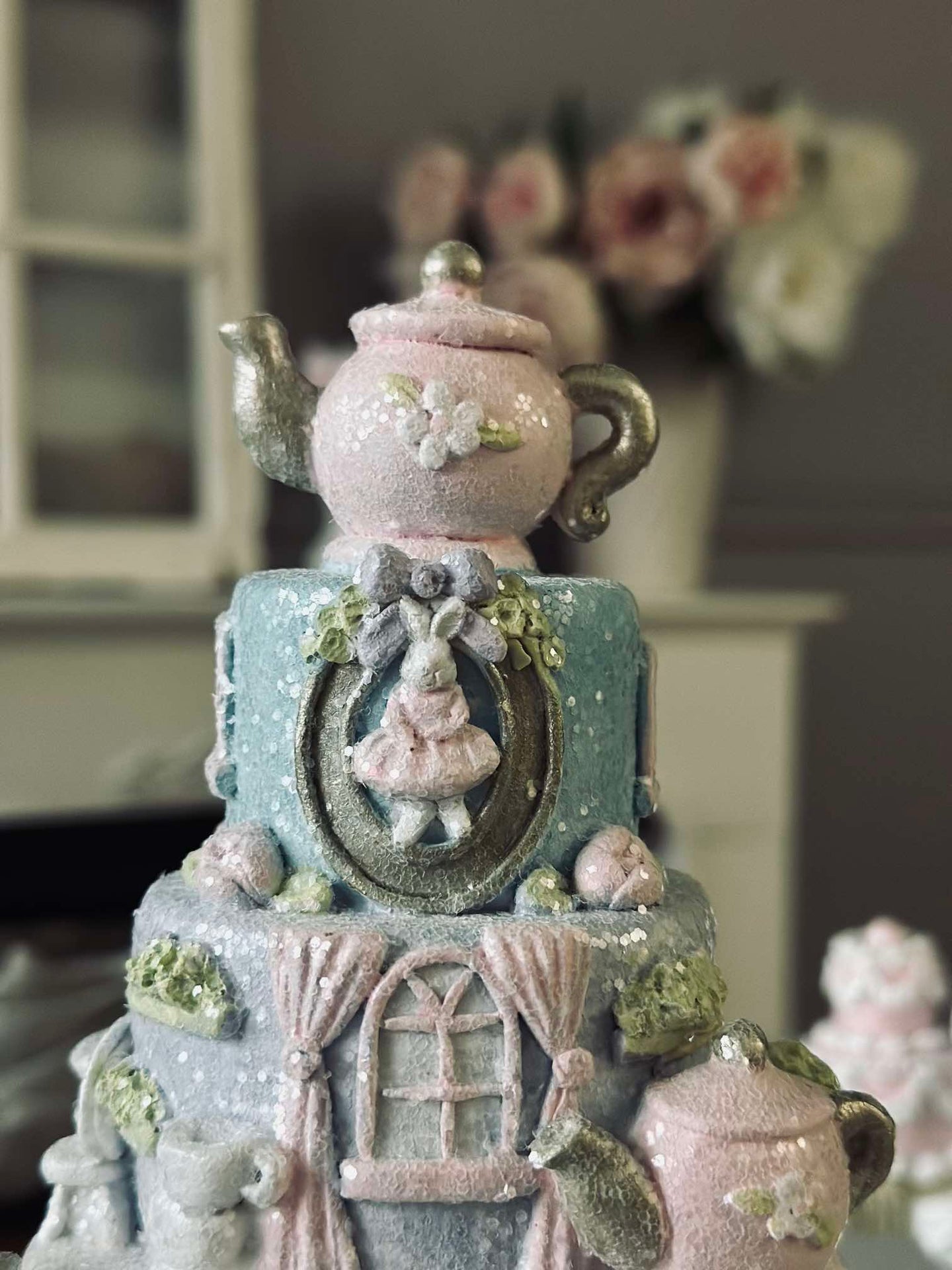 Kaka med tekopp - Bordsdekoration