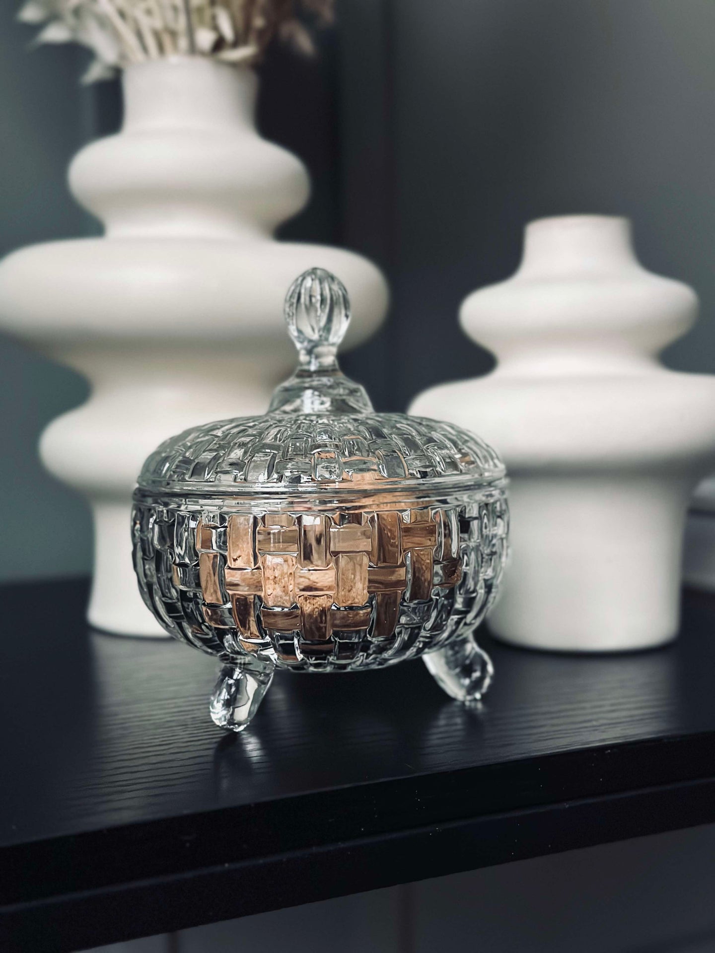 Glasburk med lock 200ml