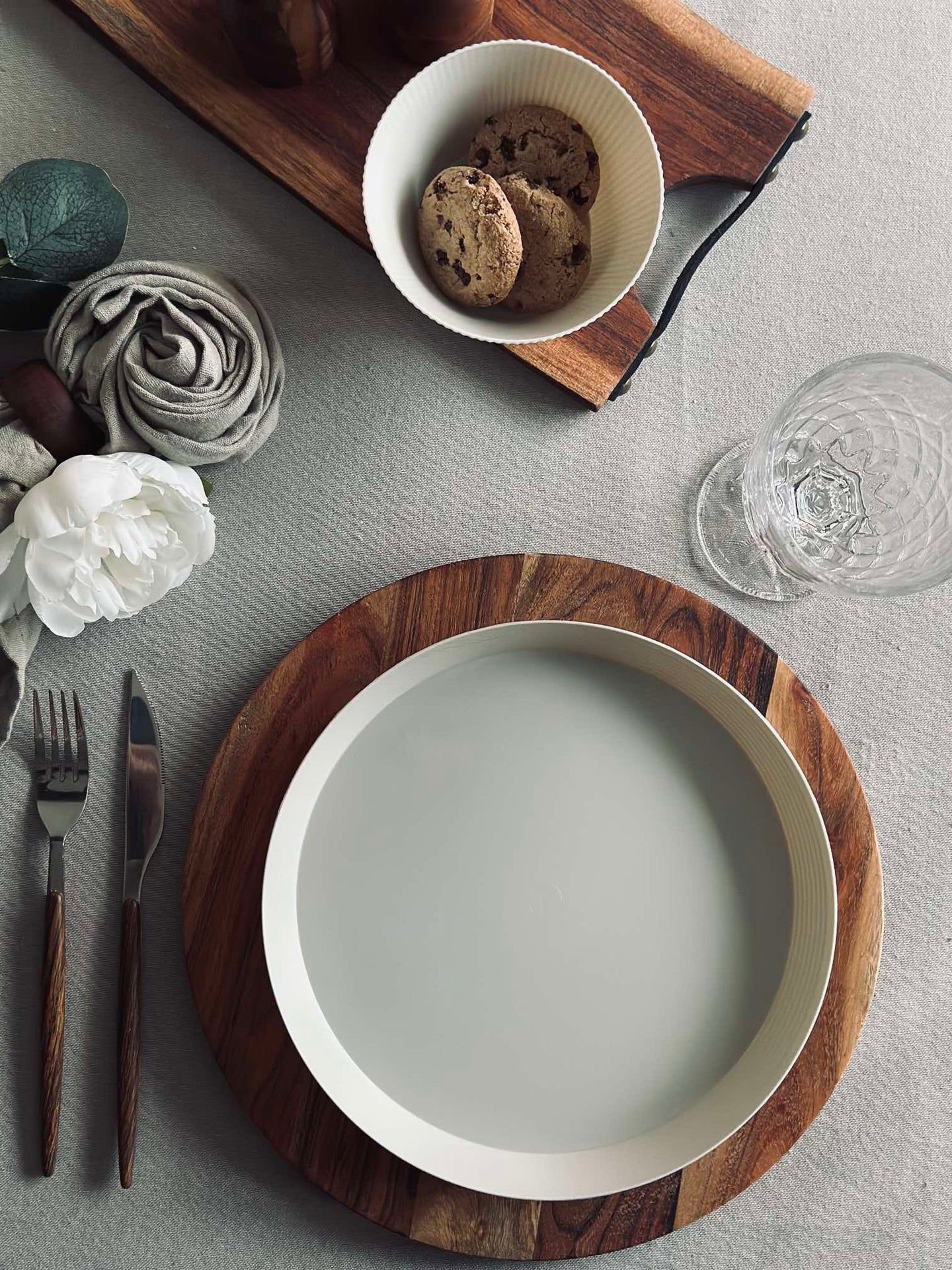 Tallrik Norma 24cm - Beige 2 st.