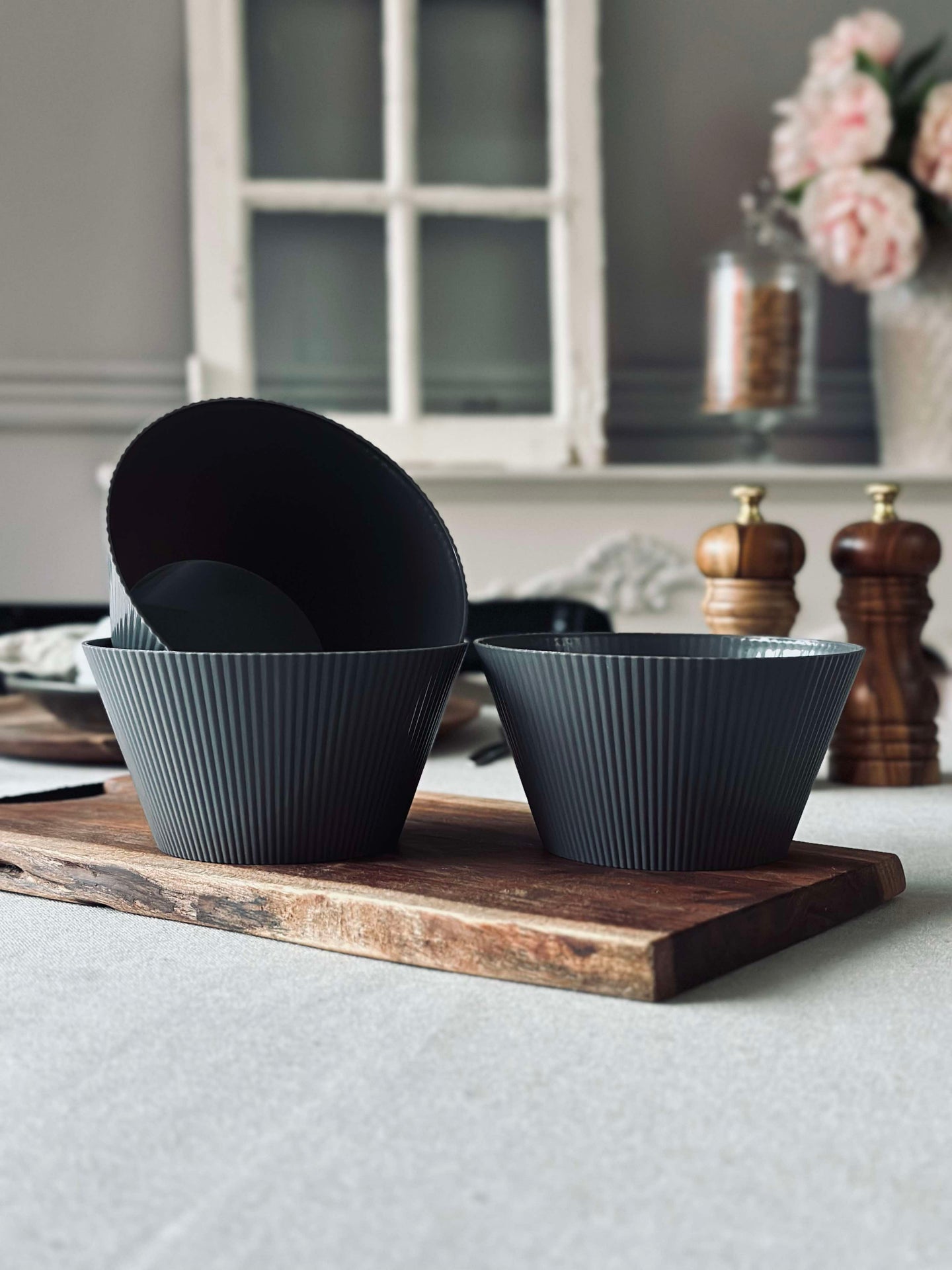 Skål Norma Stengrå - 3 st.