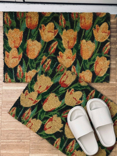 Dörrmatta - Tulpan Gul mix
