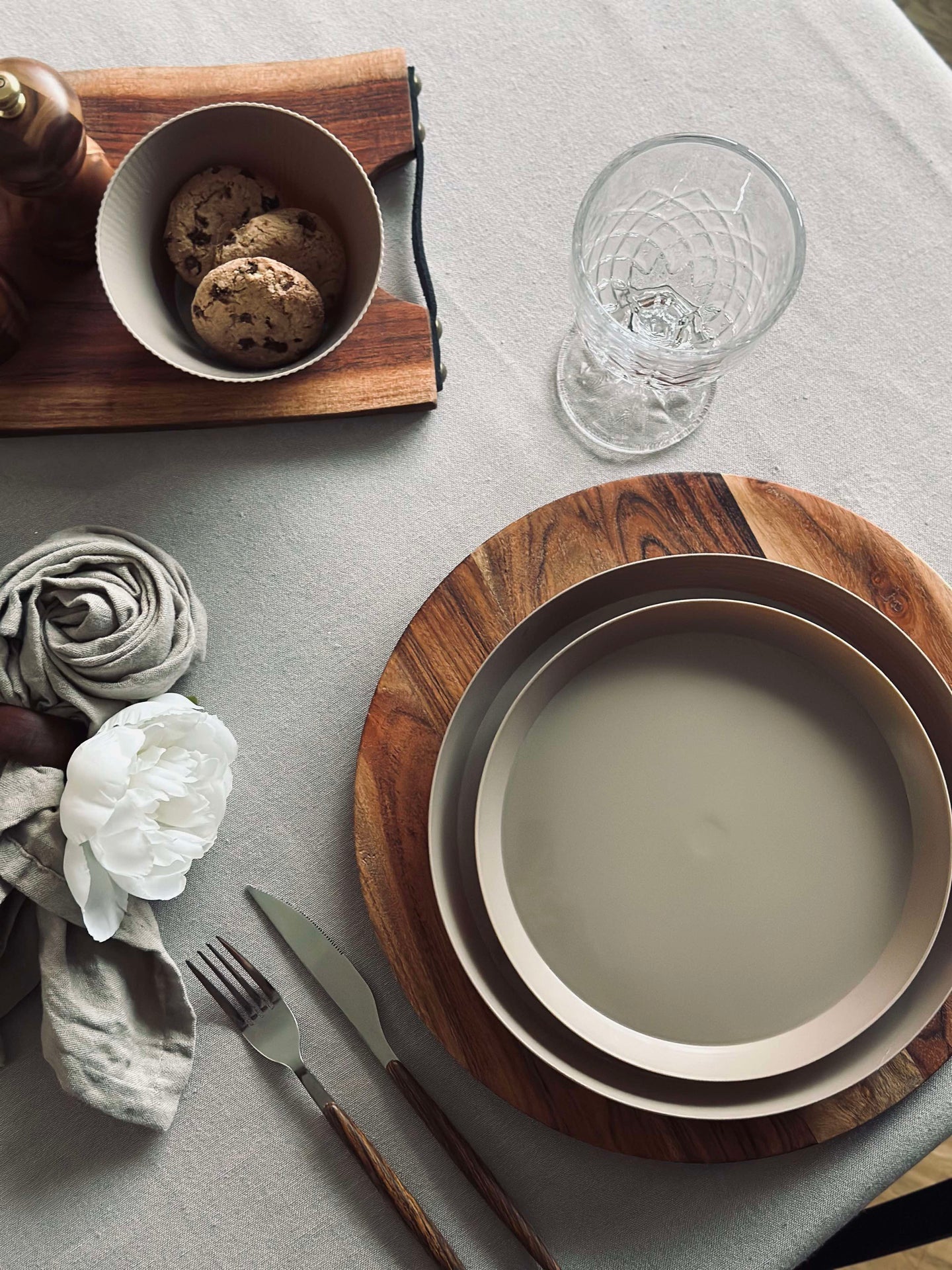 Tallrik Norma 24cm - Mocca 2 st.