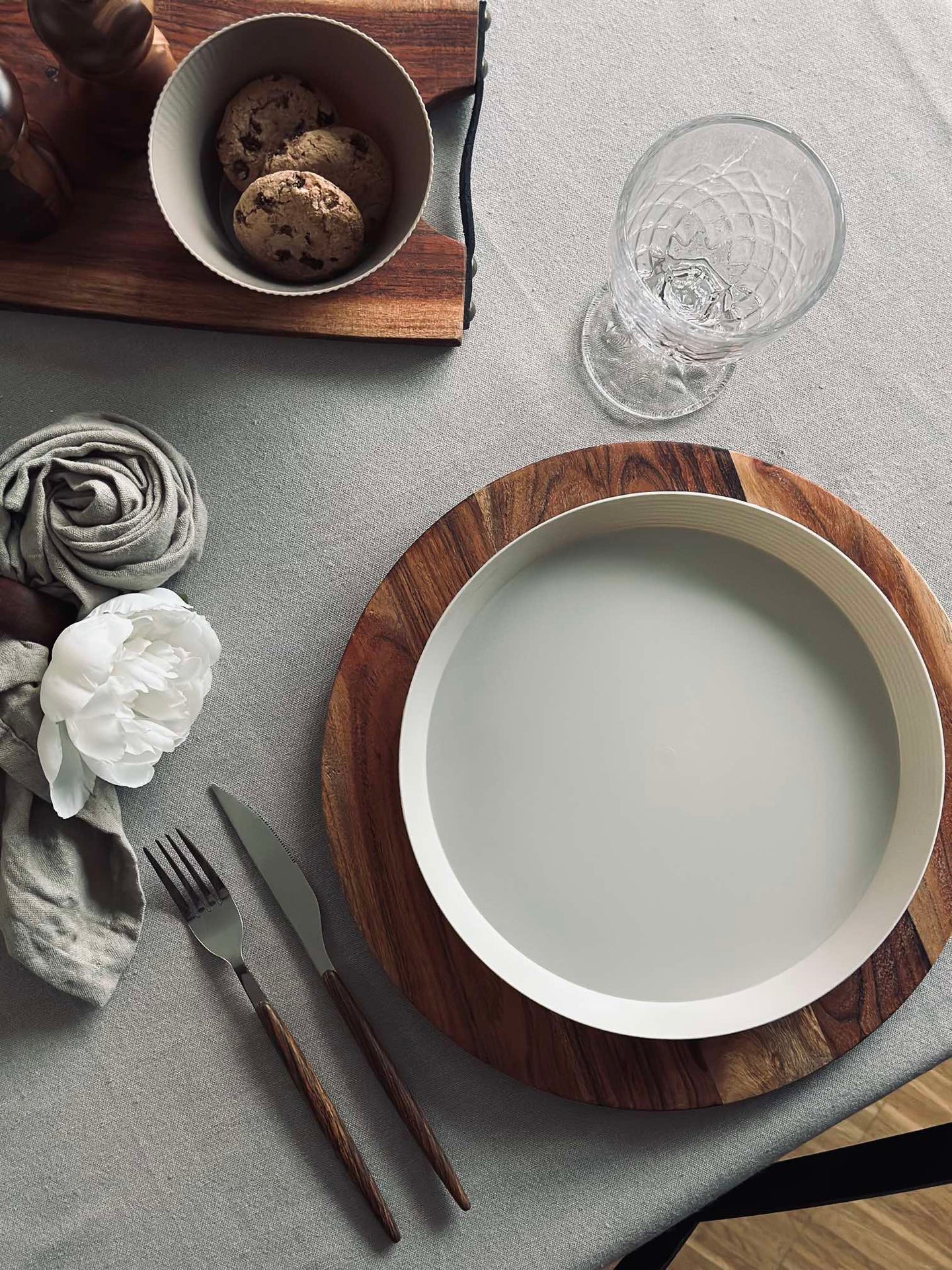 Tallrik Norma 24cm - Beige 2 st.