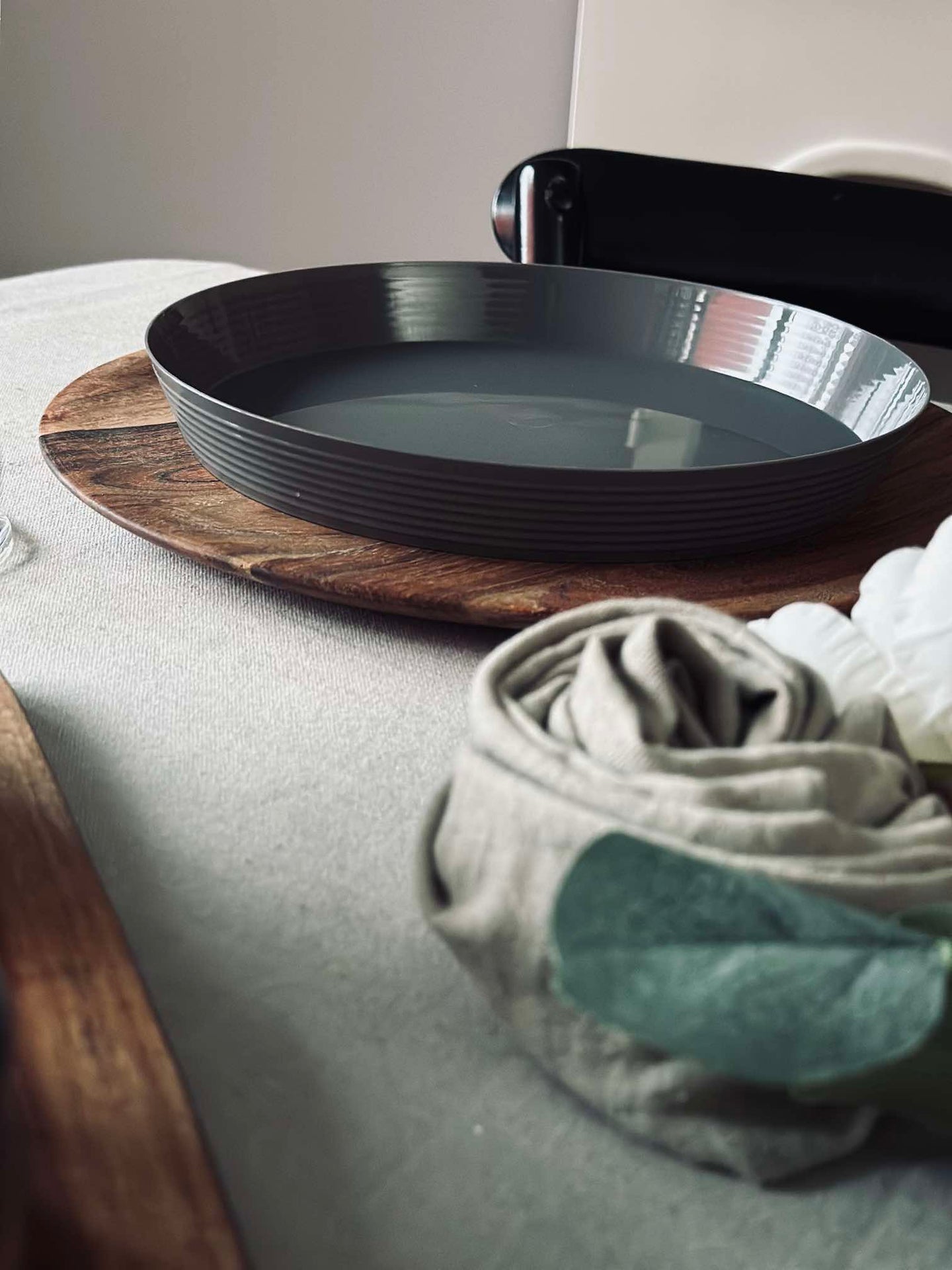 Tallrik Norma 24cm - Stengrå 2 st.