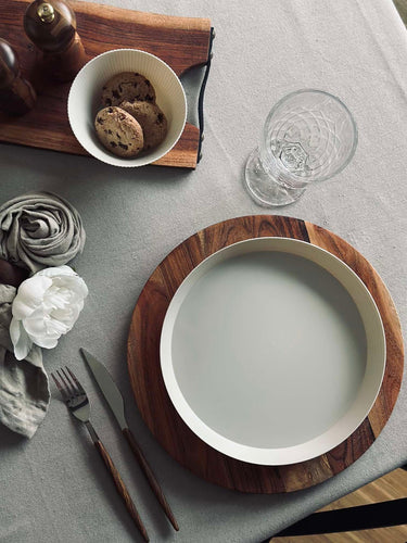 Tallrik Norma 24cm - Beige 2 st.