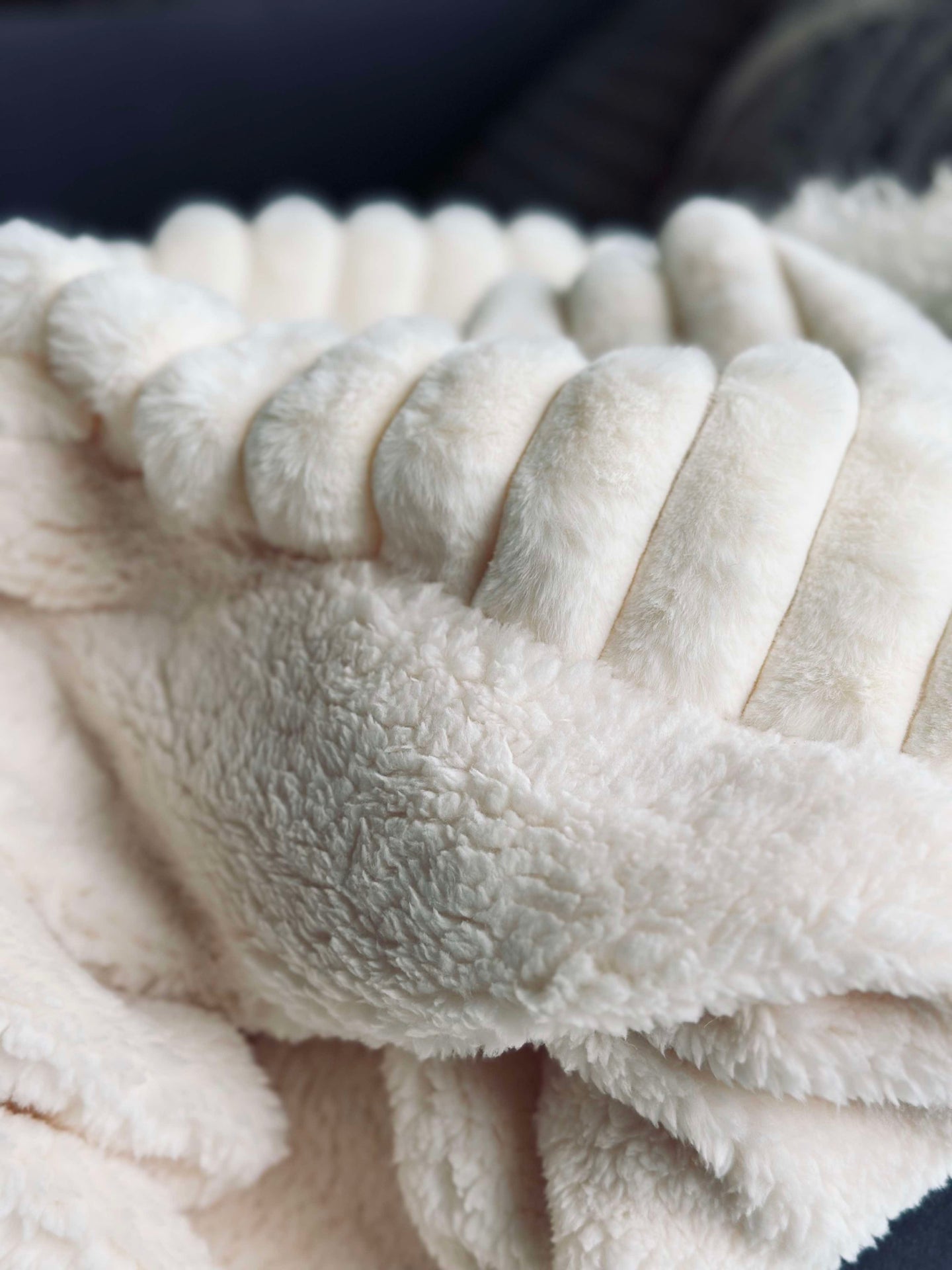 Överkast STRIB - Vit