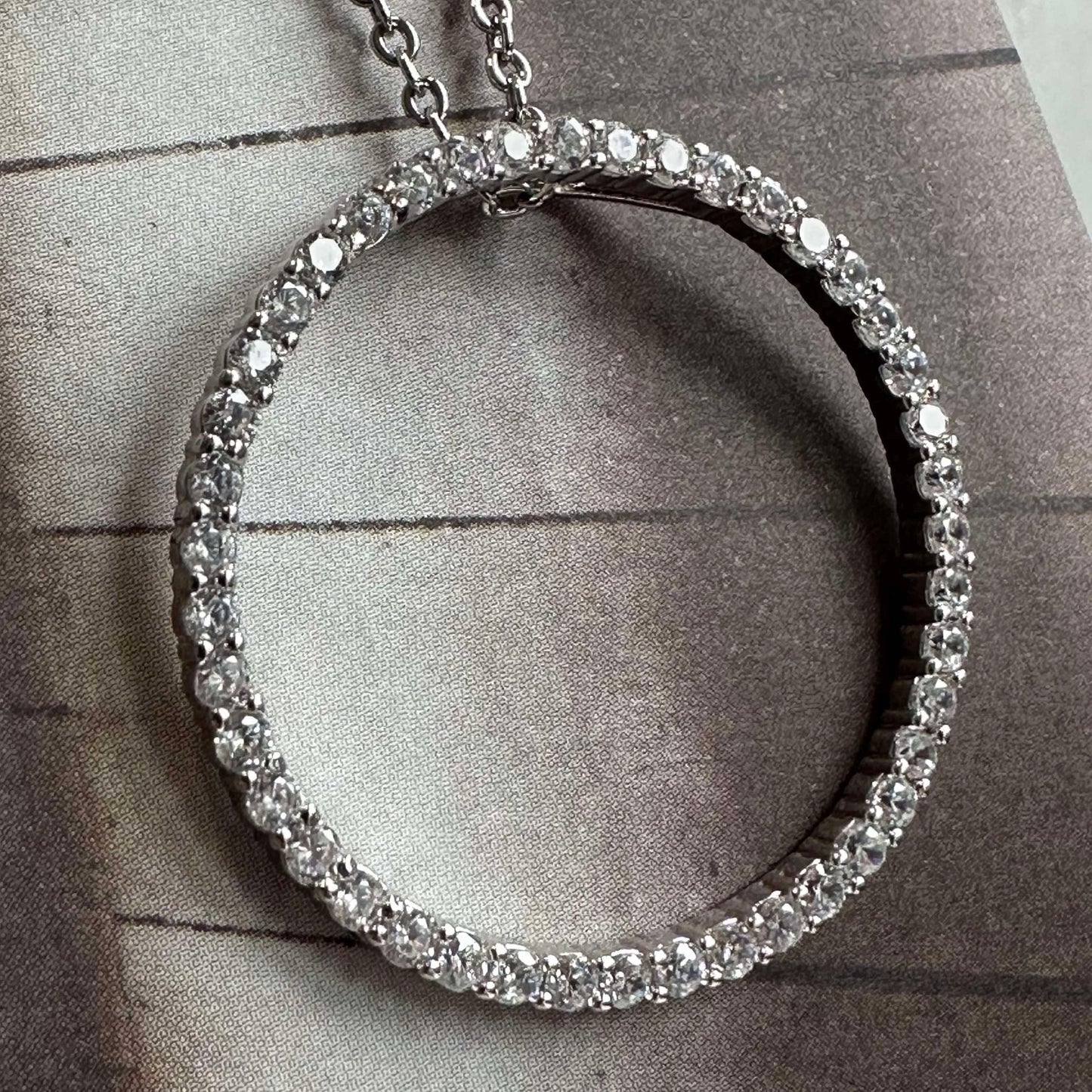 Halsband Kendal - rhodiumbelagt