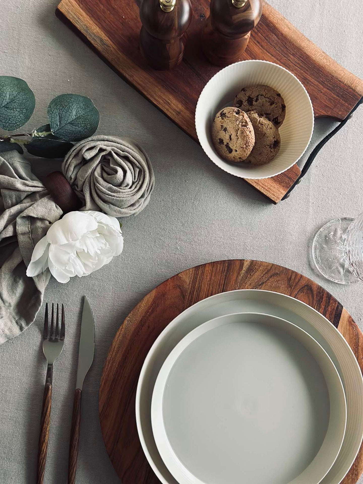 Tallrik Norma 24cm - Beige 2 st.