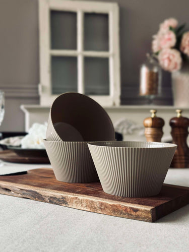 Skål Norma mocca - 3 st.