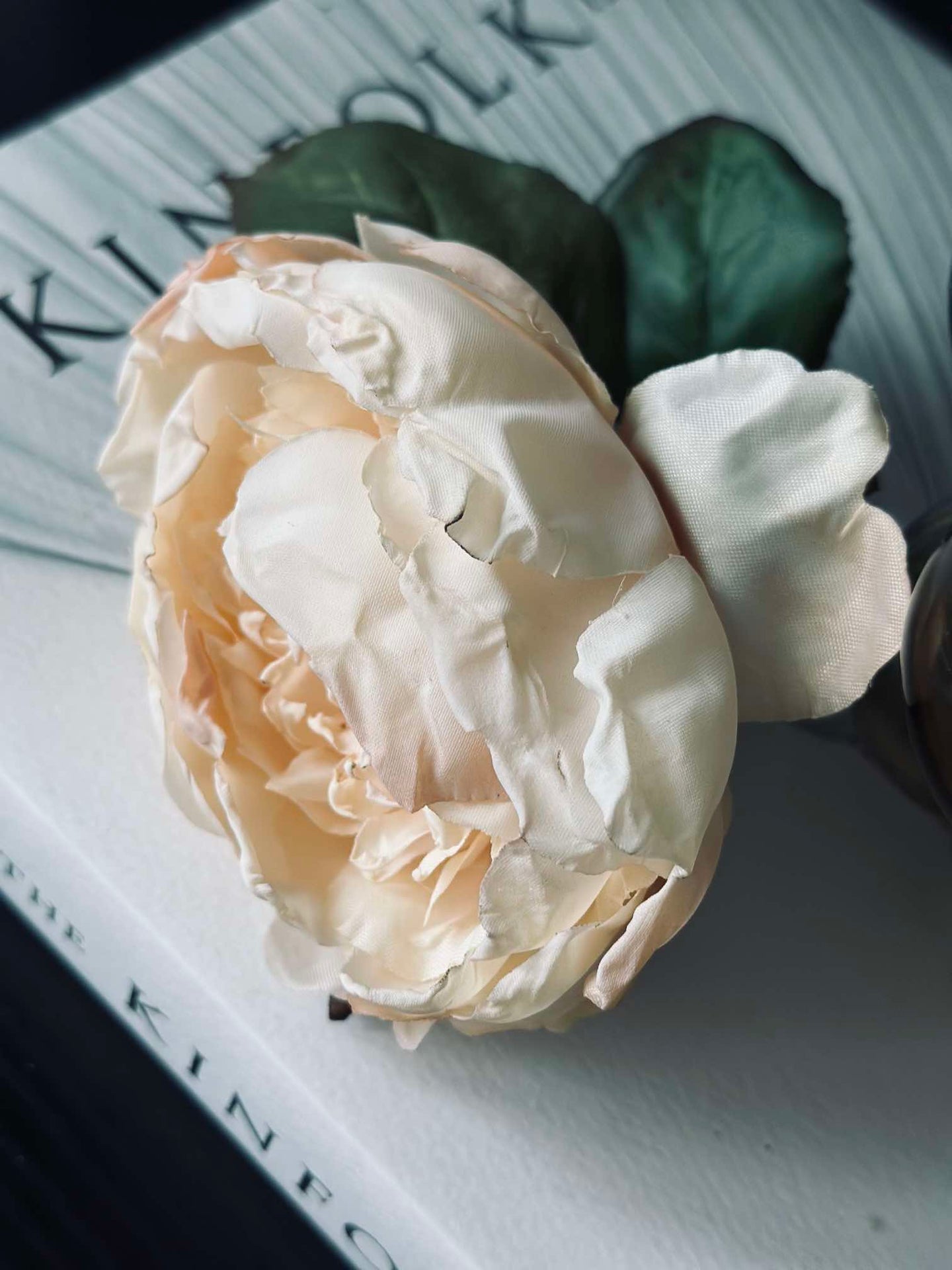 Blomma silk Pion Creme