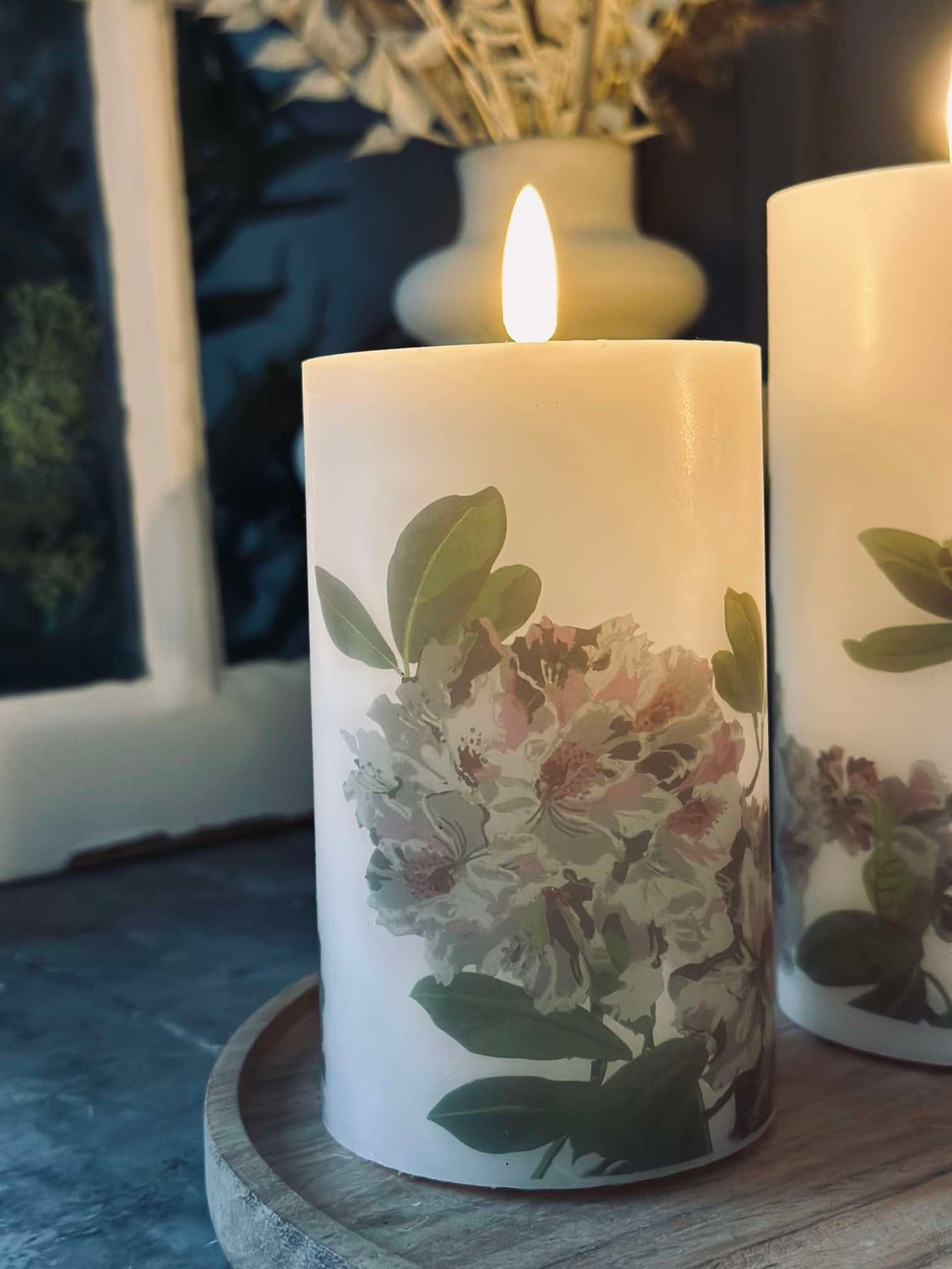 LED Hortensia – Set med 3 st och fjärrkontroll