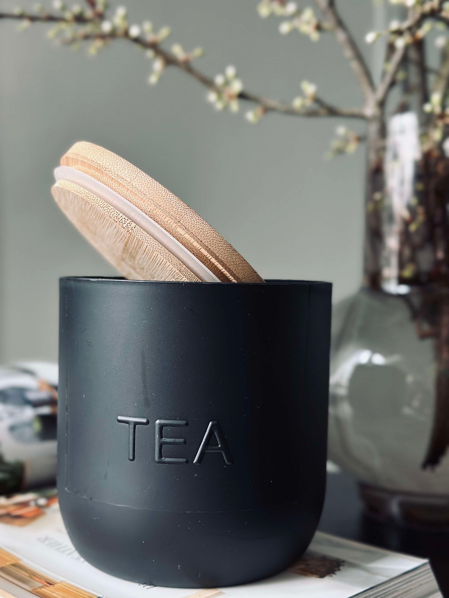Förvaringsburk med lock - TEA