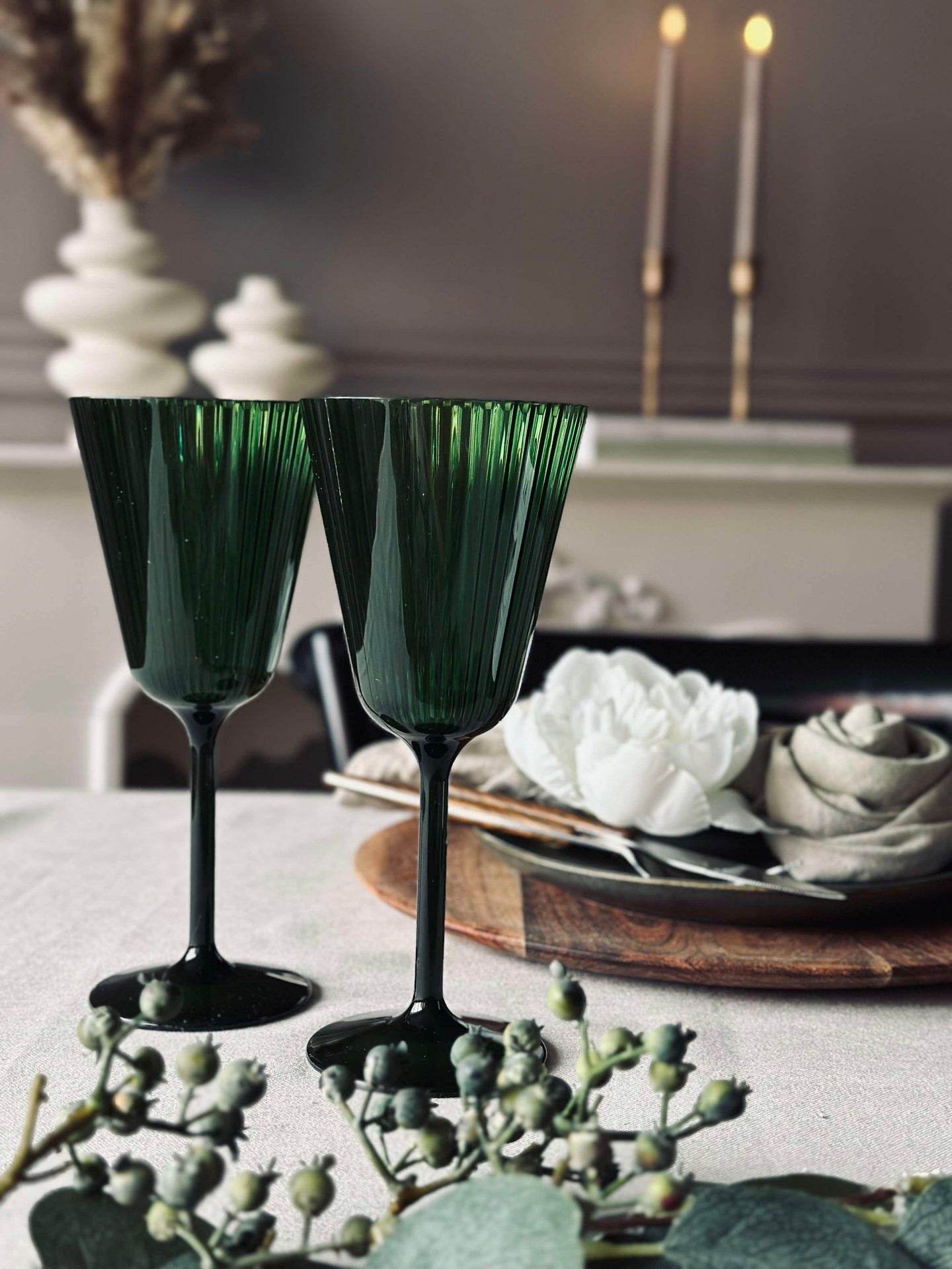 Vinglas Claire 200ml. Grön - 2 st.