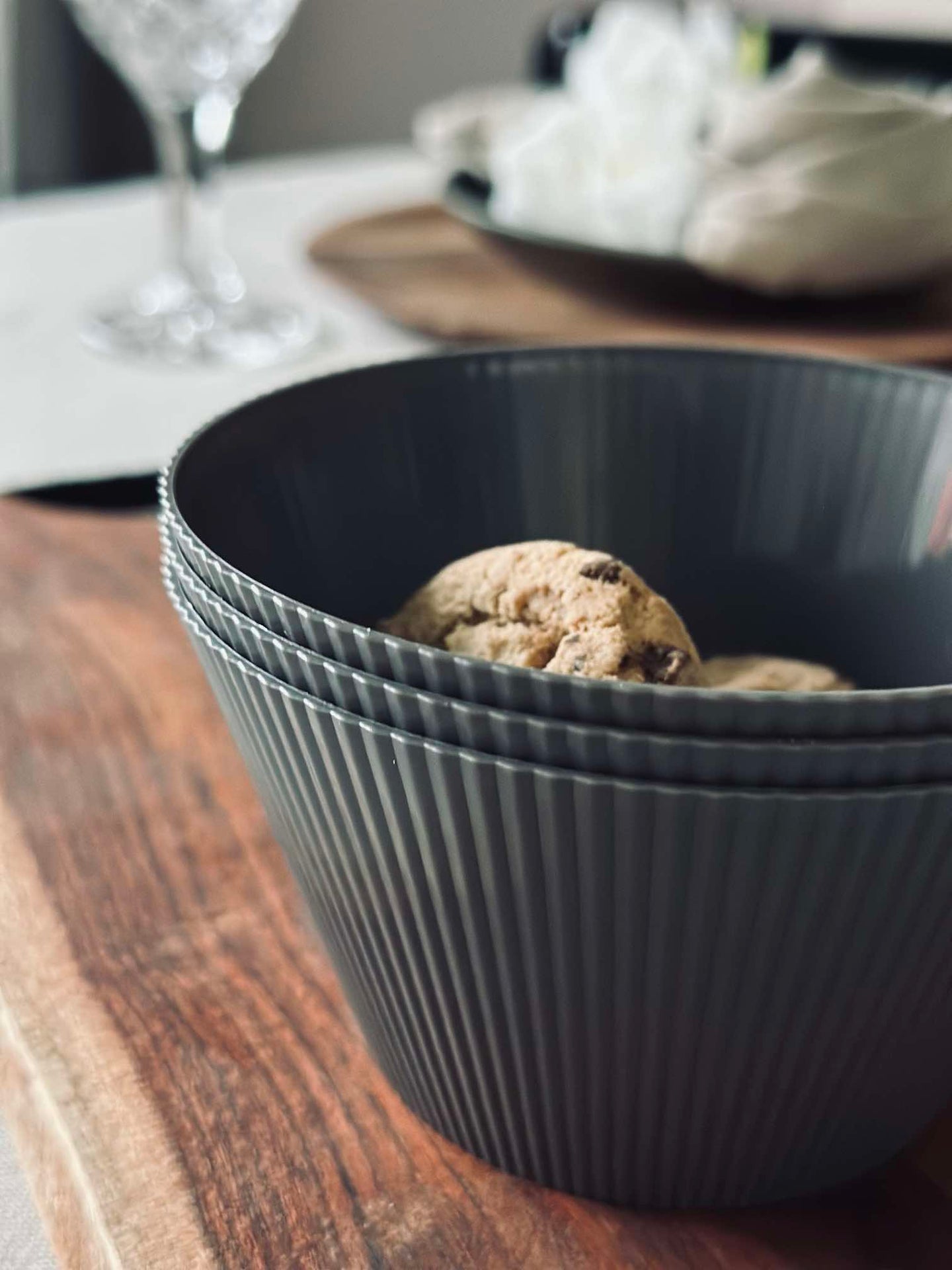 Skål Norma Stengrå - 3 st.