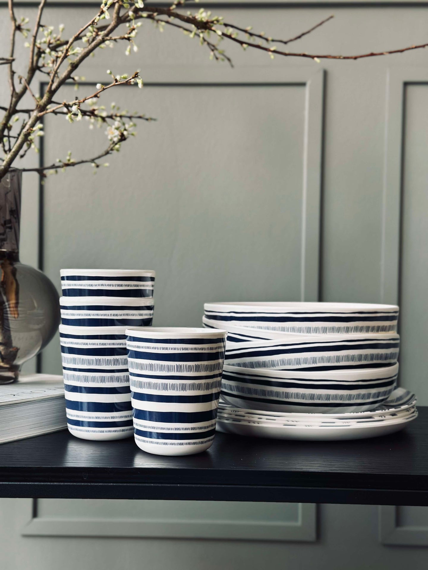 Servisuppsättning Melamin - 12 delar