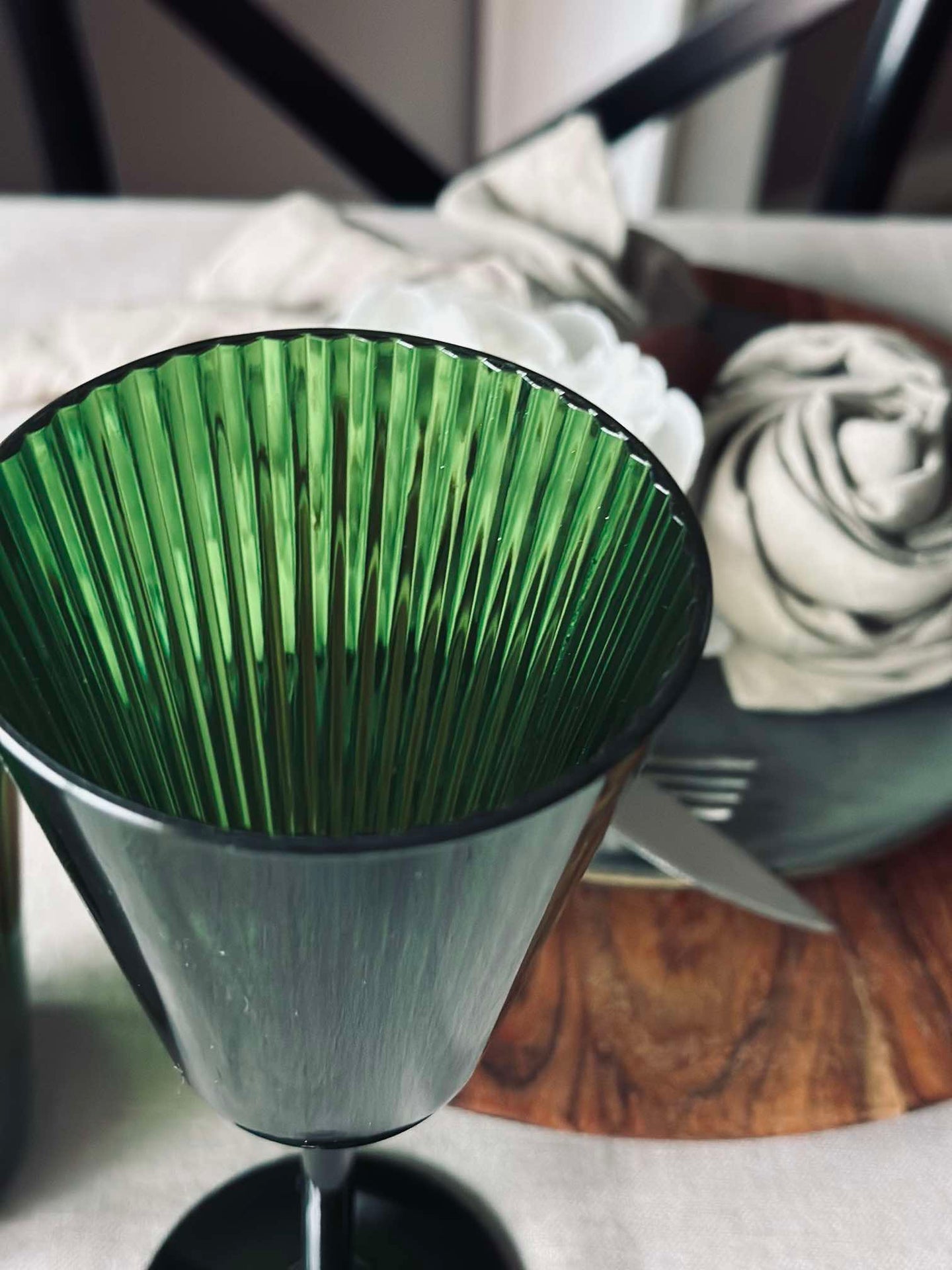 Vinglas Claire 200ml. Grön - 2 st.