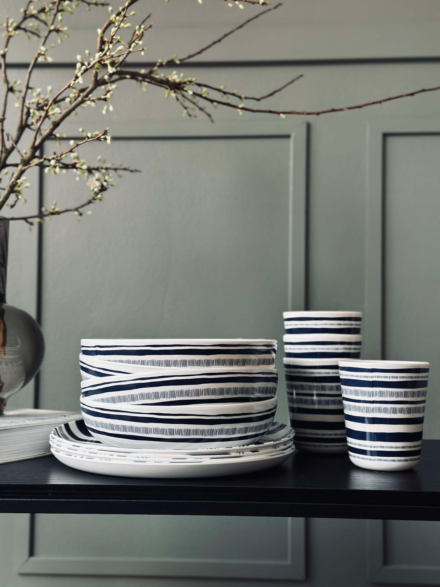 Servisuppsättning Melamin - 12 delar