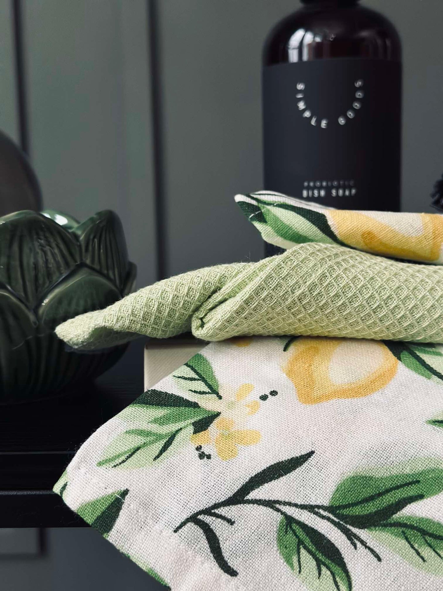 Kökshandduk / Handduk Citrus - Set med 2 st